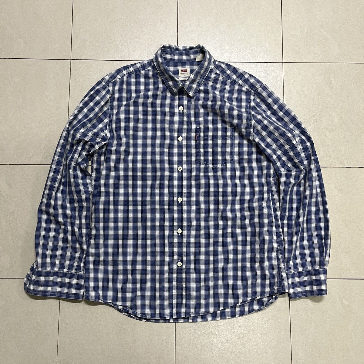 Levi's × Levi's Made & Crafted × Levi's Vintage Clothing Levis Checkered Button Up Shirt Size US M / EU 48-50 / 2 - 2 Thumbnail