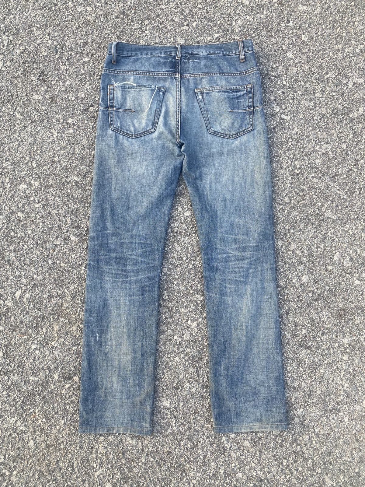 Dior SS08 DIOR HOMME Hedi Slimane Distressed Jeans Size US 29 - 2 Thumbnail