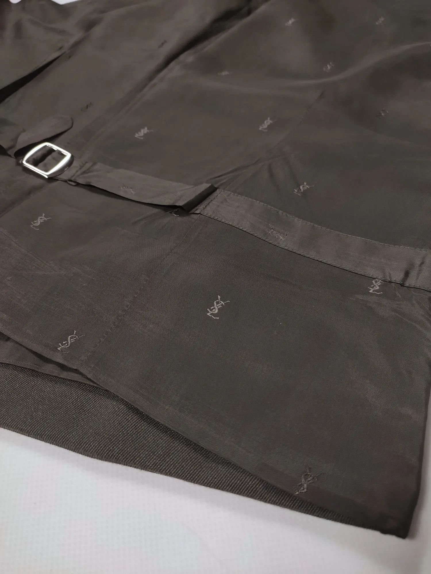 Yves Saint Laurent YSL khaki wool suit vest Size 38R - 9 Thumbnail