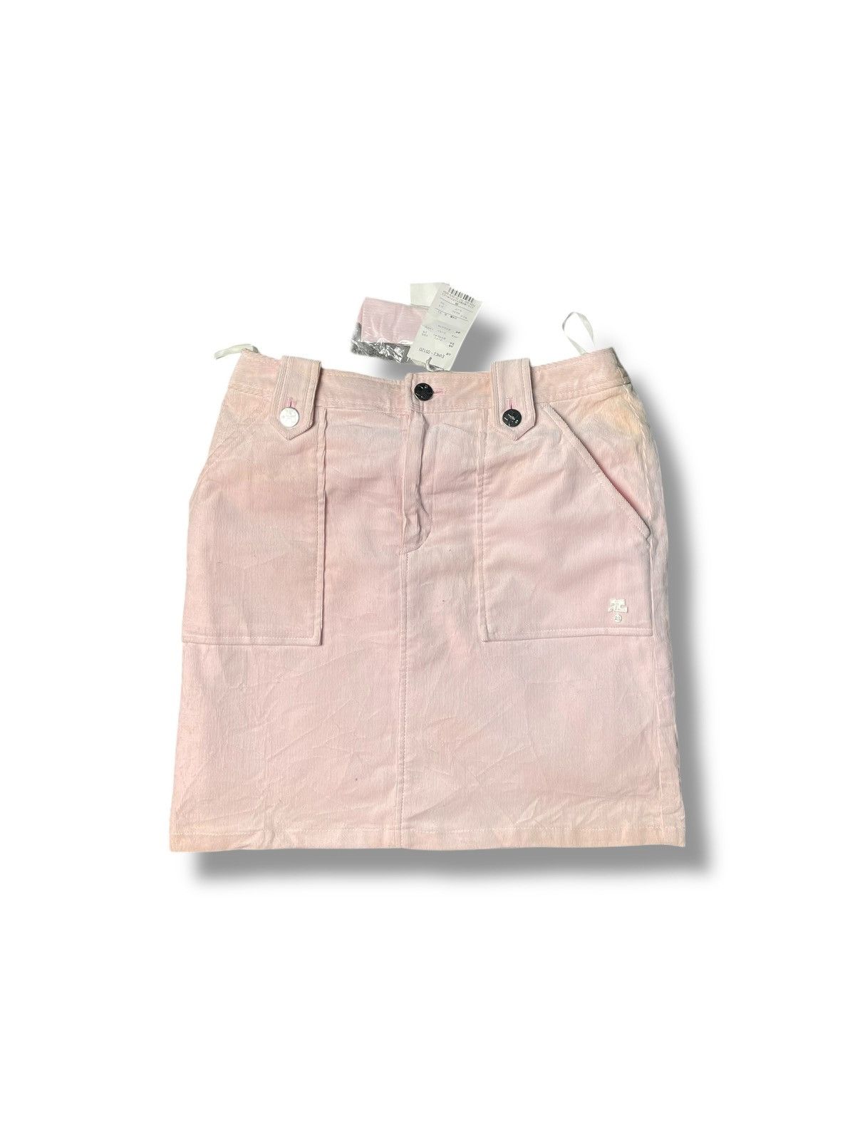 Courreges × Vintage Courreges Brand Mini Skirt (58) Size 28" / US 6 / IT 42 - 1 Thumbnail