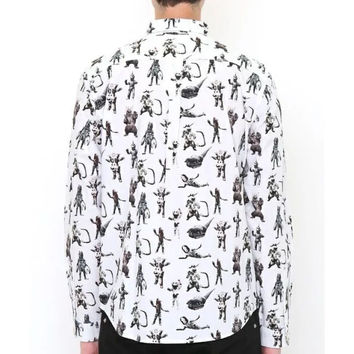 Japanese Brand Graniph X Monster Pattern of Ultraman L/S Button-up Shirt Size US S / EU 44-46 / 1 - 17 Thumbnail