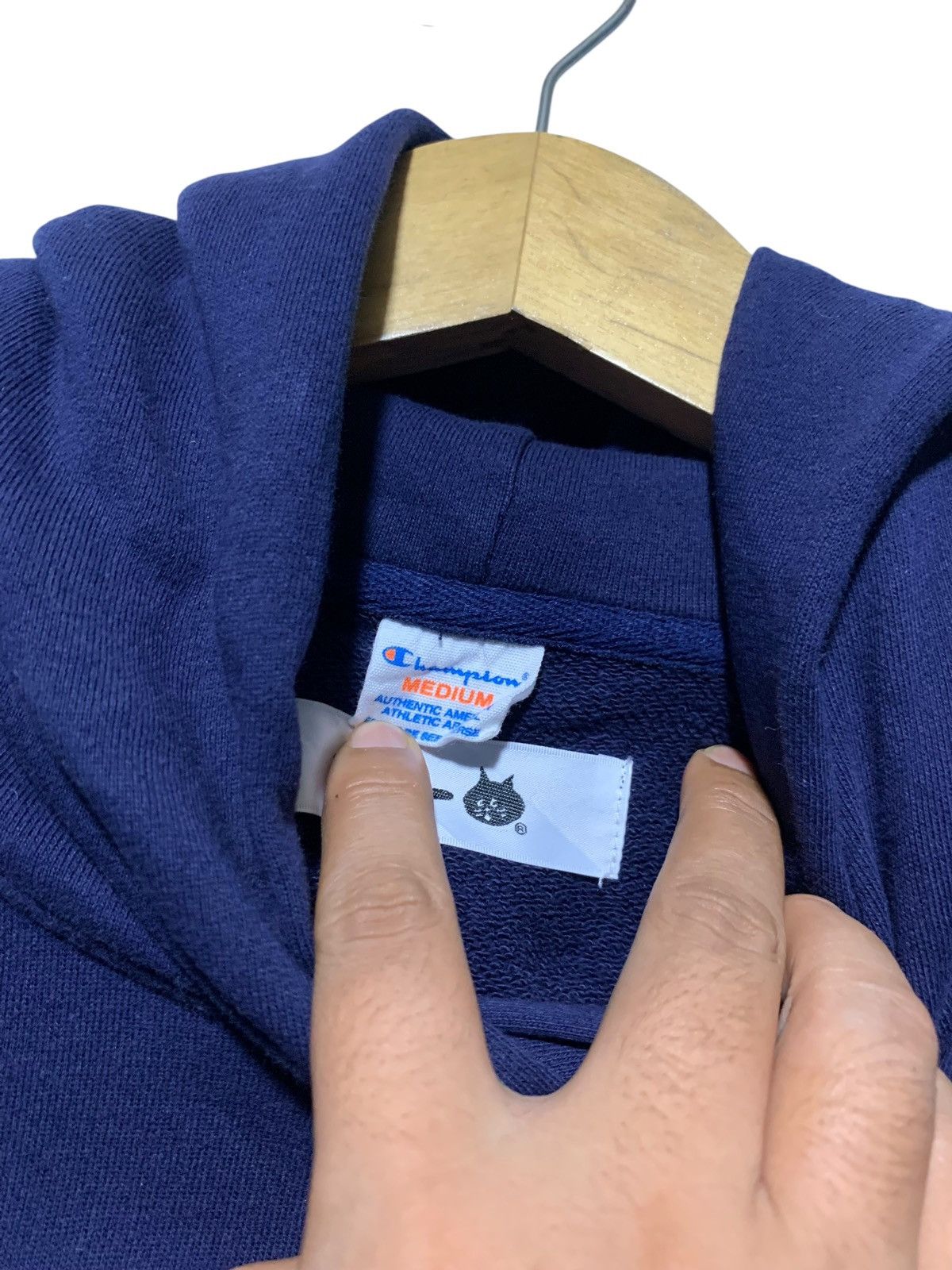 Champion × Ne-Net Champion x Ne-Net issey miyake iconic cat boxy fit hoodie Size US M / EU 48-50 / 2 - 8 Thumbnail