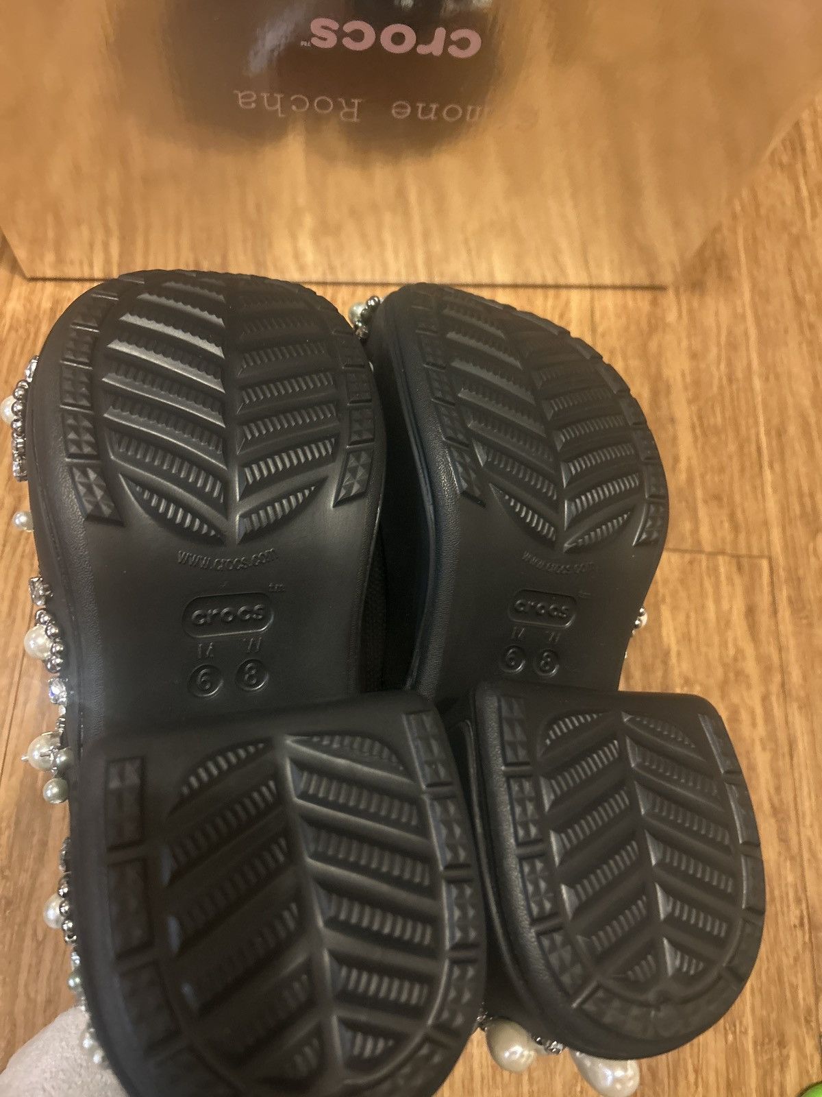 Crocs × Simone Rocha SIMONE ROCHA X Crocs Women's Siren Spiked Clog Black Size US 8 / IT 38 - 3 Thumbnail