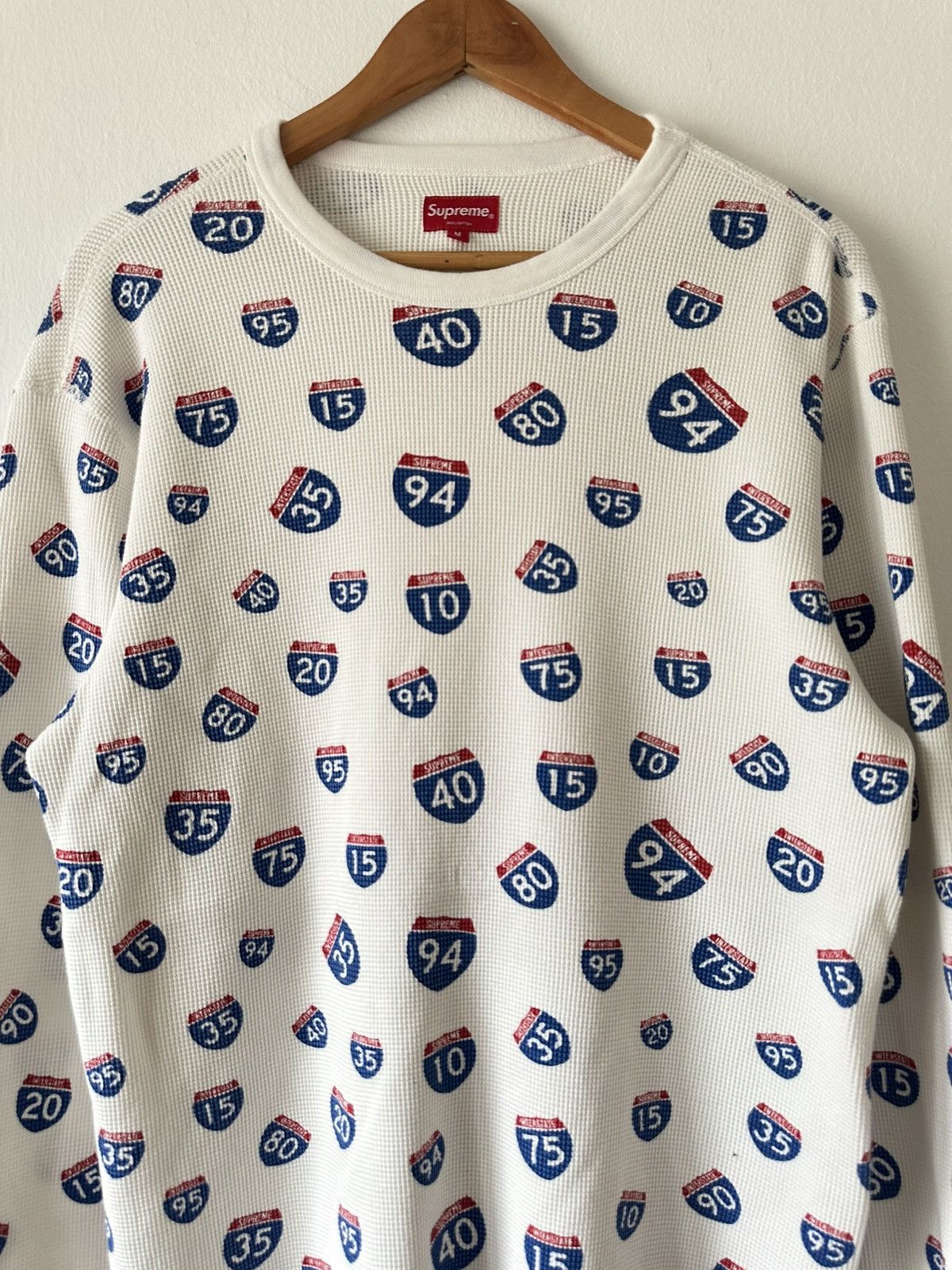 Supreme Supreme Interstate Logo Waffle Size US L / EU 52-54 / 3 - 2 Thumbnail