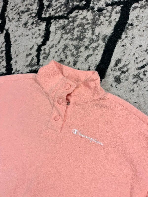 Champion Champion halfzip fleece pink logo S Size S / US 4 / IT 40 - 4 Thumbnail
