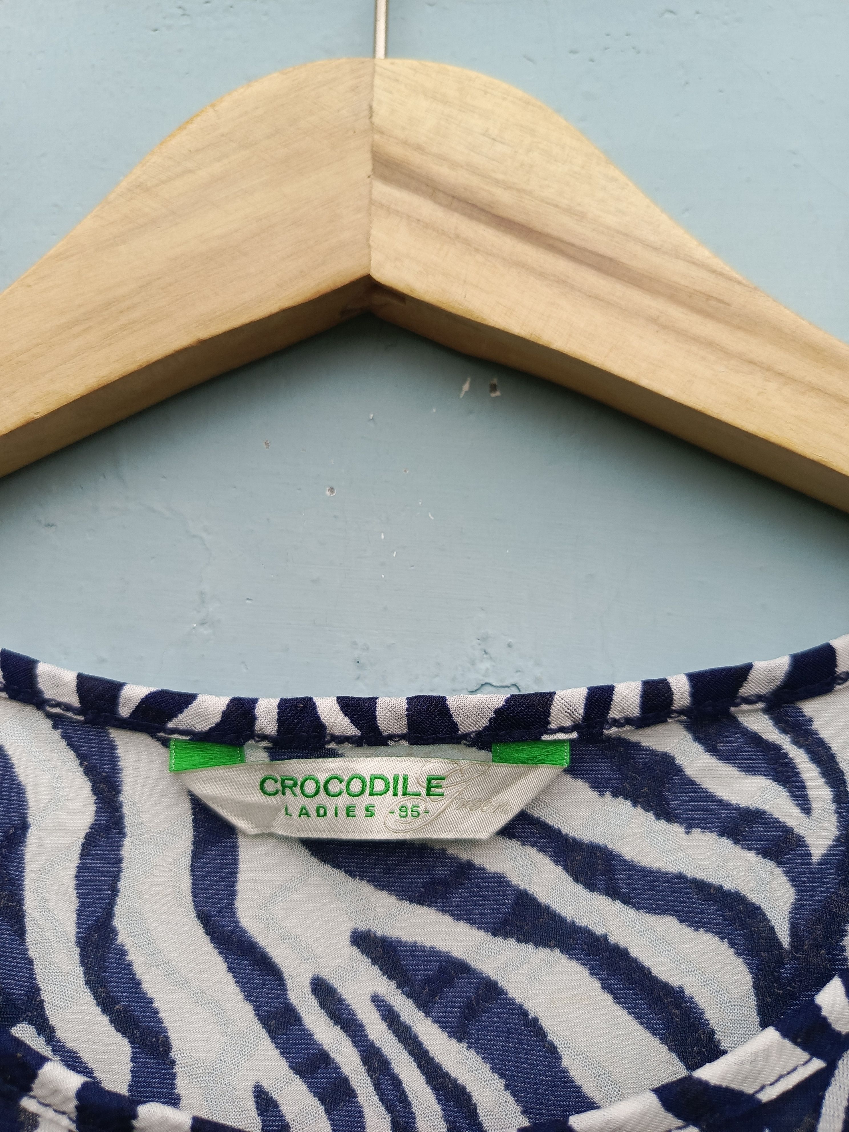 Japanese Brand × Other Crocodile pattern blouse Size M / US 6-8 / IT 42-44 - 3 Thumbnail