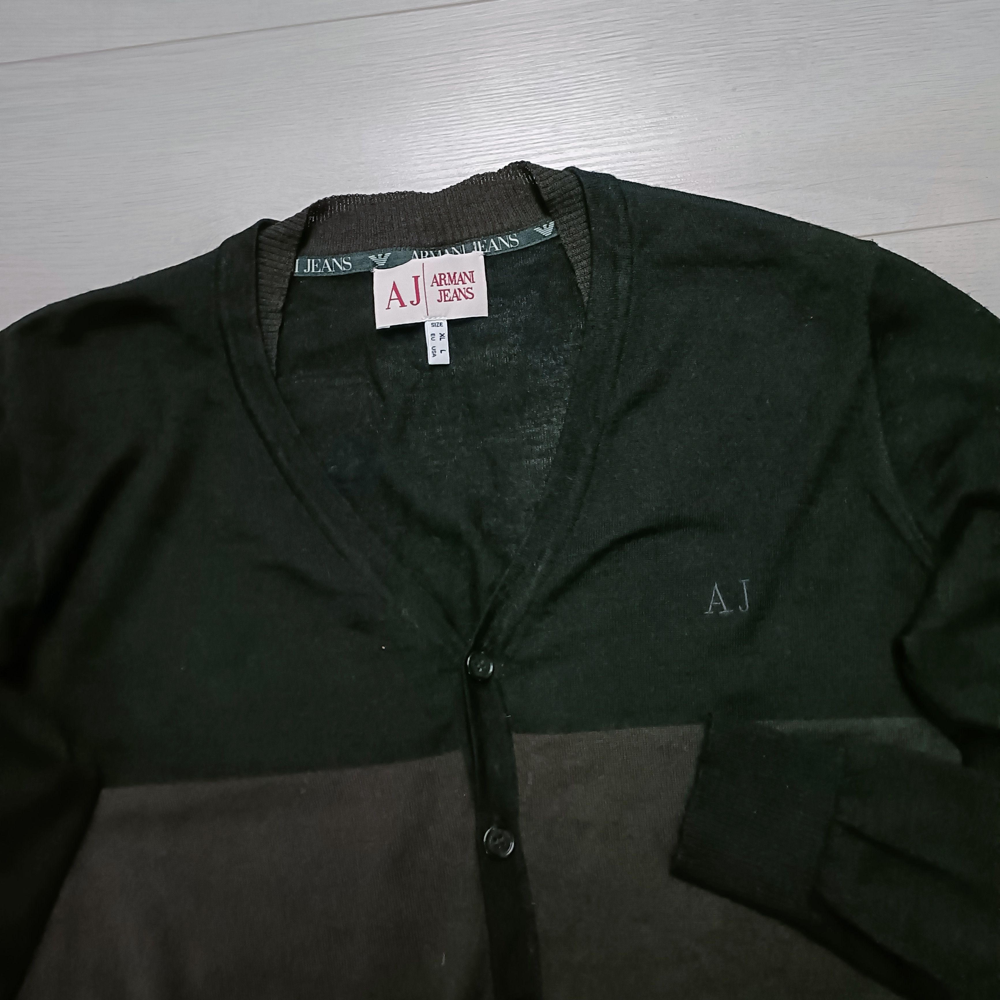 Armani Men's Black/Brown Wool Cardigan ! size US L EU XL Size US L / EU 52-54 / 3 - 3 Thumbnail