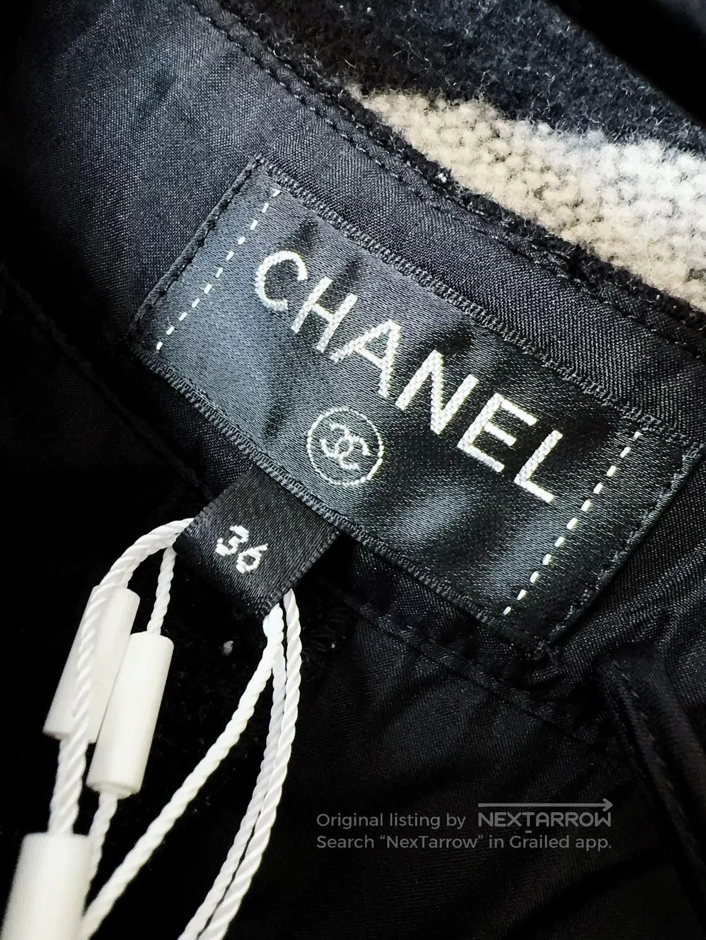 Chanel Chanel 21B Black Tweed Long Pants. Size US 36 / EU 52 - 5 Thumbnail