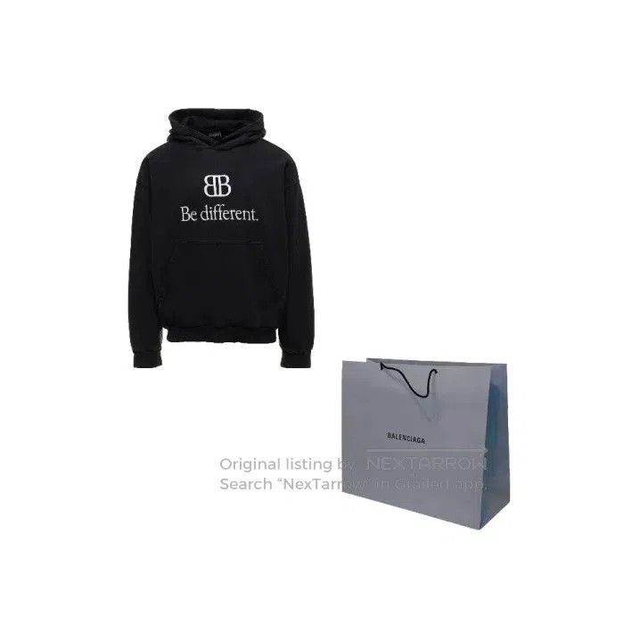 Balenciaga Be Different Hoodie for Men and Women.