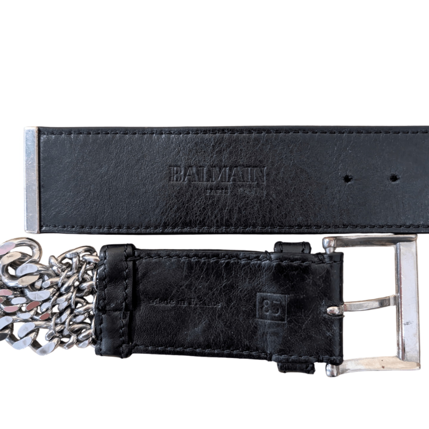 Balmain Balmain Cuban Link Chain Belt Size 32 - 3 Thumbnail