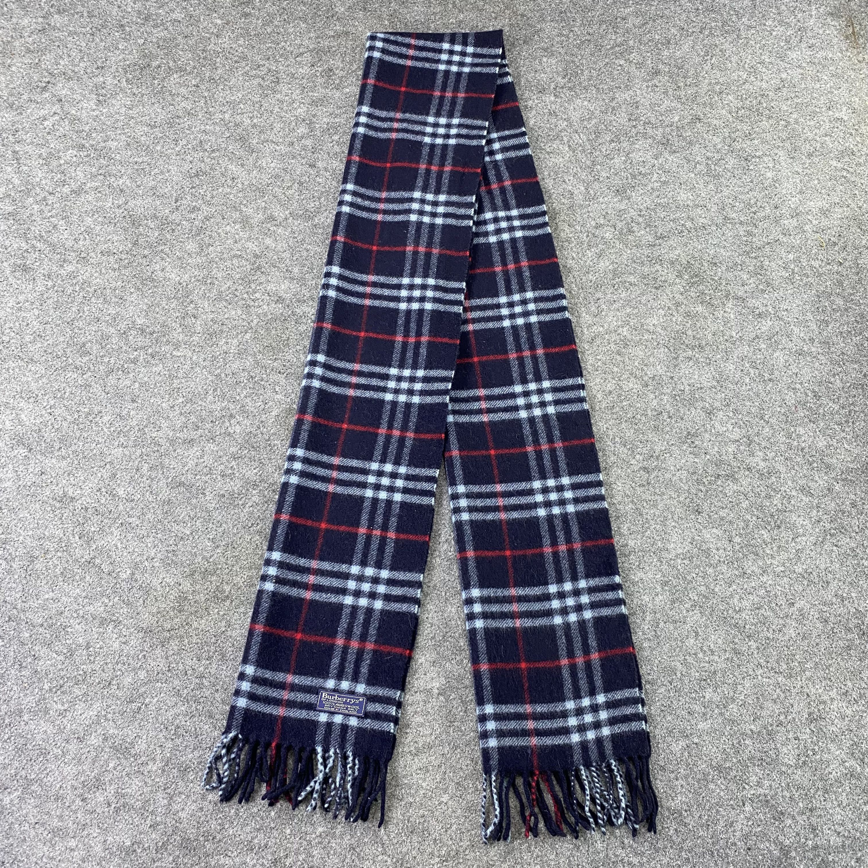 Burberry Burberry Wool Scarf / Muffler / Neckwear-K007 Size ONE SIZE - 4 Thumbnail