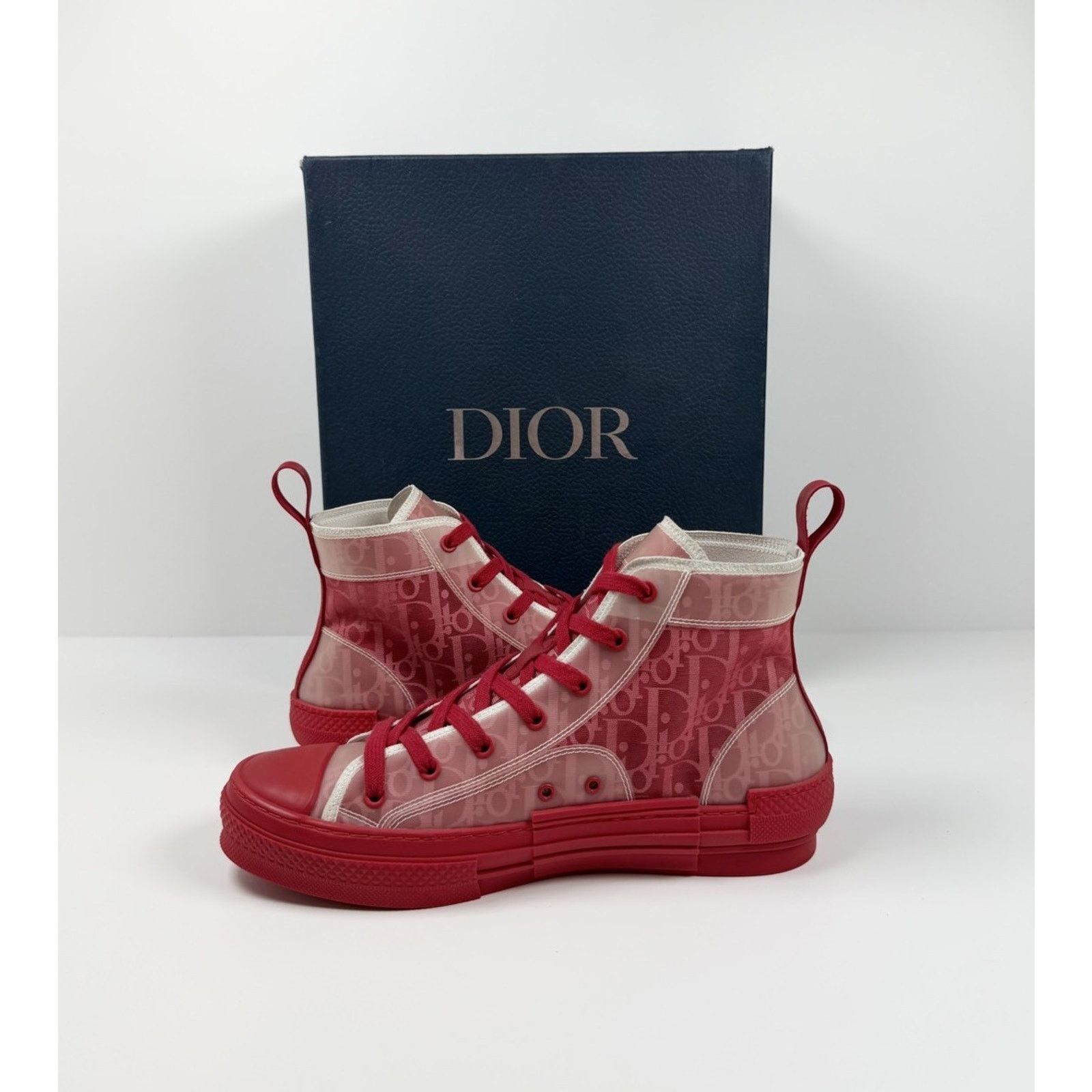 Dior Size 41EU/8US - Dior B23 High Dior Oblique Red WORN 1X! Size US 8 / EU 41 - 6 Thumbnail