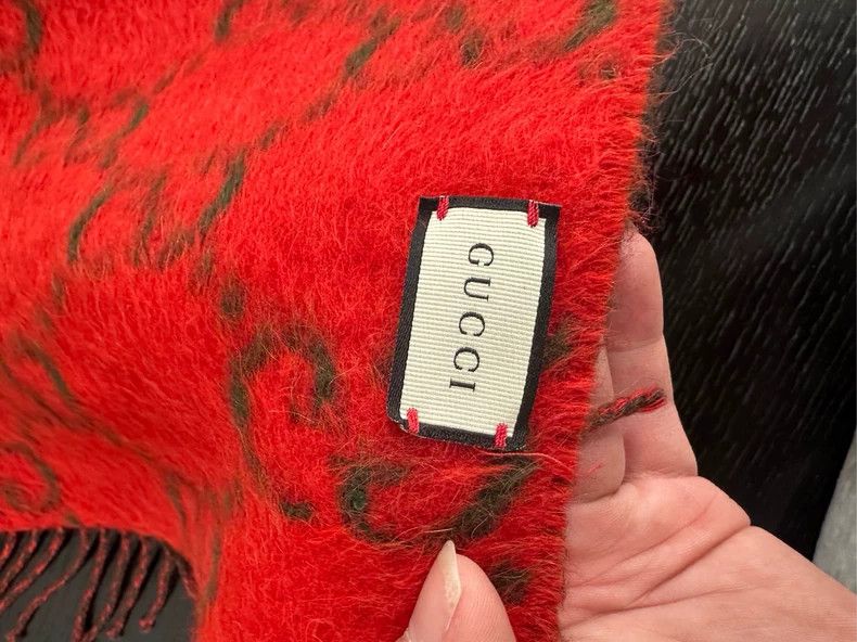 Gucci Gucci Double-sided logo scarf Size ONE SIZE - 2 Thumbnail