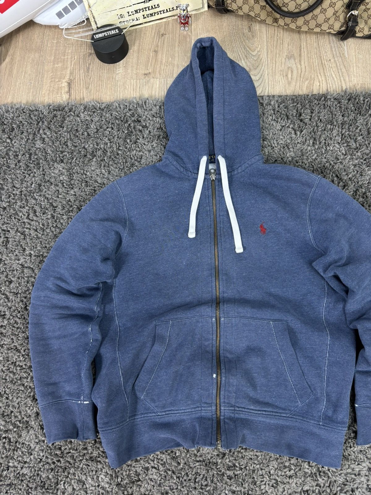 Ralph Lauren × Vintage Polo Ralph Lauren Zip Up Distressed Japanese Style Size US M / EU 48-50 / 2 - 4 Thumbnail