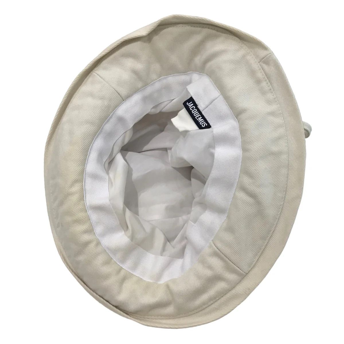 Jacquemus Metal Plated Logo Corduroy Bucket Hat Size ONE SIZE - 5 Thumbnail