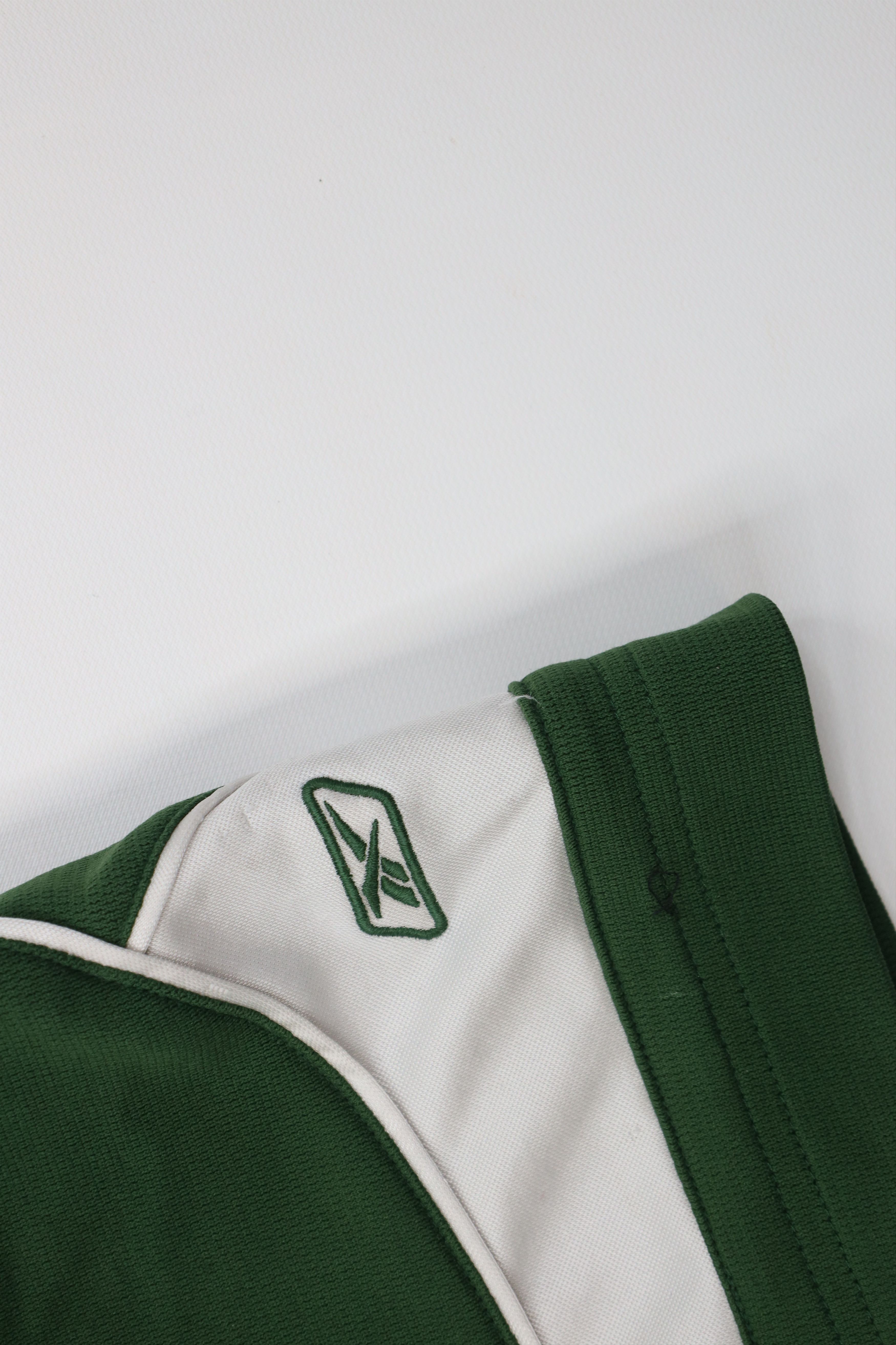 Reebok Vintage Reebok Logo Heavyweight Basketball Shorts Green Size US 36 / EU 52 - 5 Thumbnail