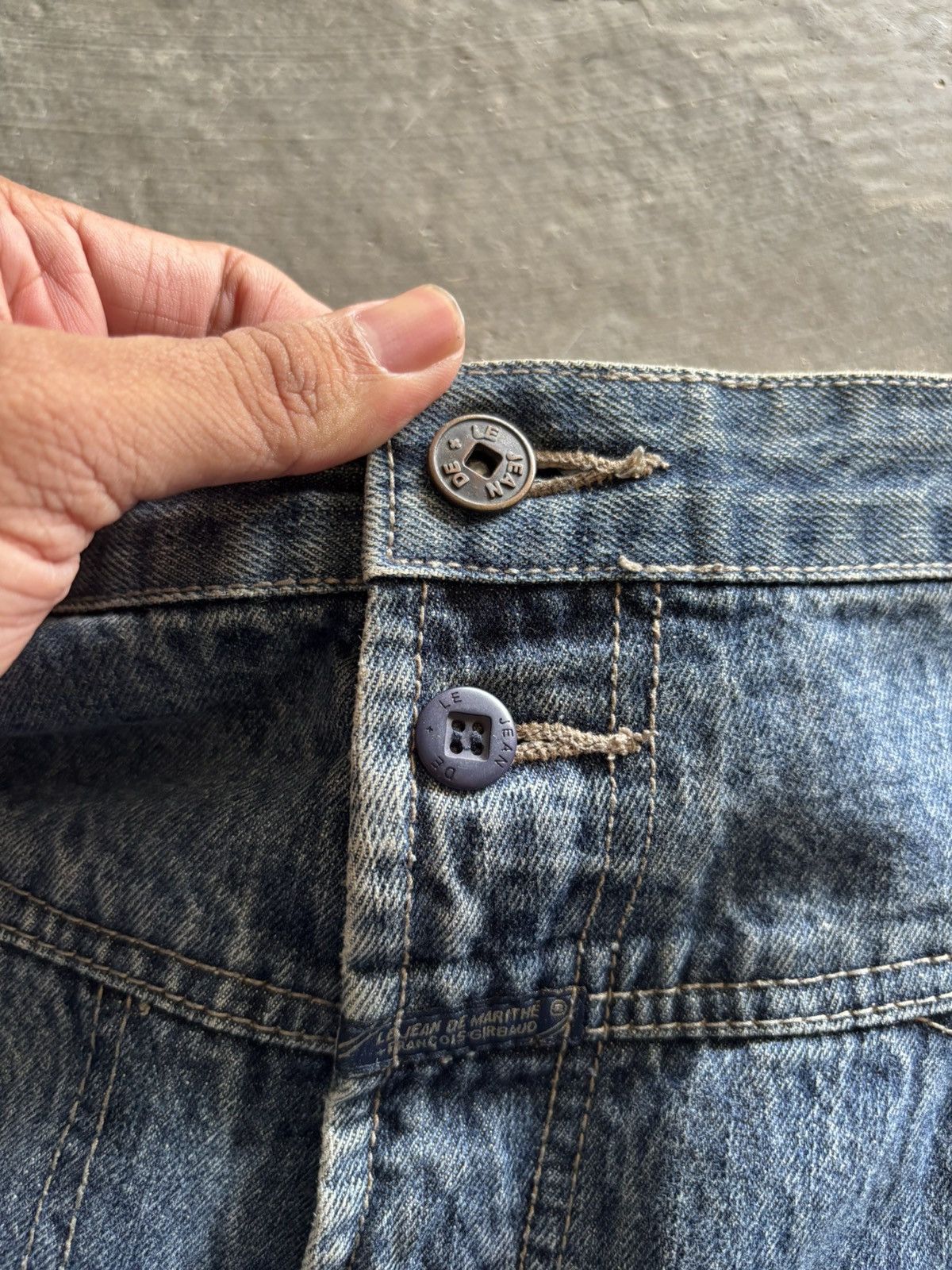 Designer × Marithe + Francois Girbaud vintage MARITHE FRANCOIS GIRBAUD MFG baggy jeans side pocket Size US 39 - 3 Thumbnail