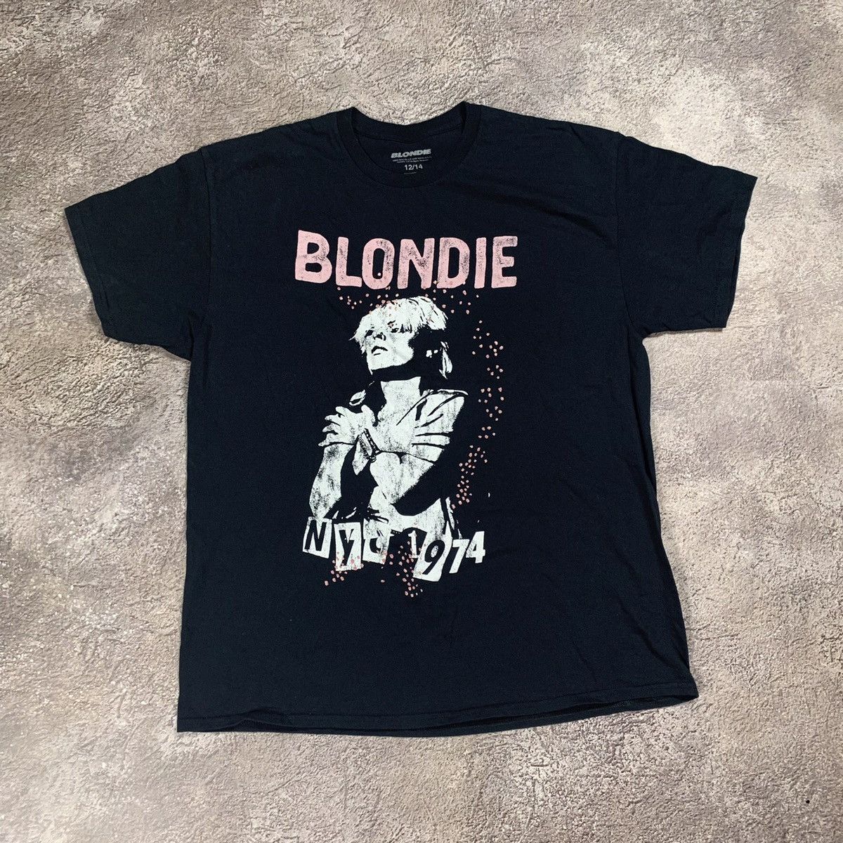 Vintage Vintage 90s Blondie Band Tee Graphic Punk Grunge Black M Size US M / EU 48-50 / 2 - 1 Thumbnail