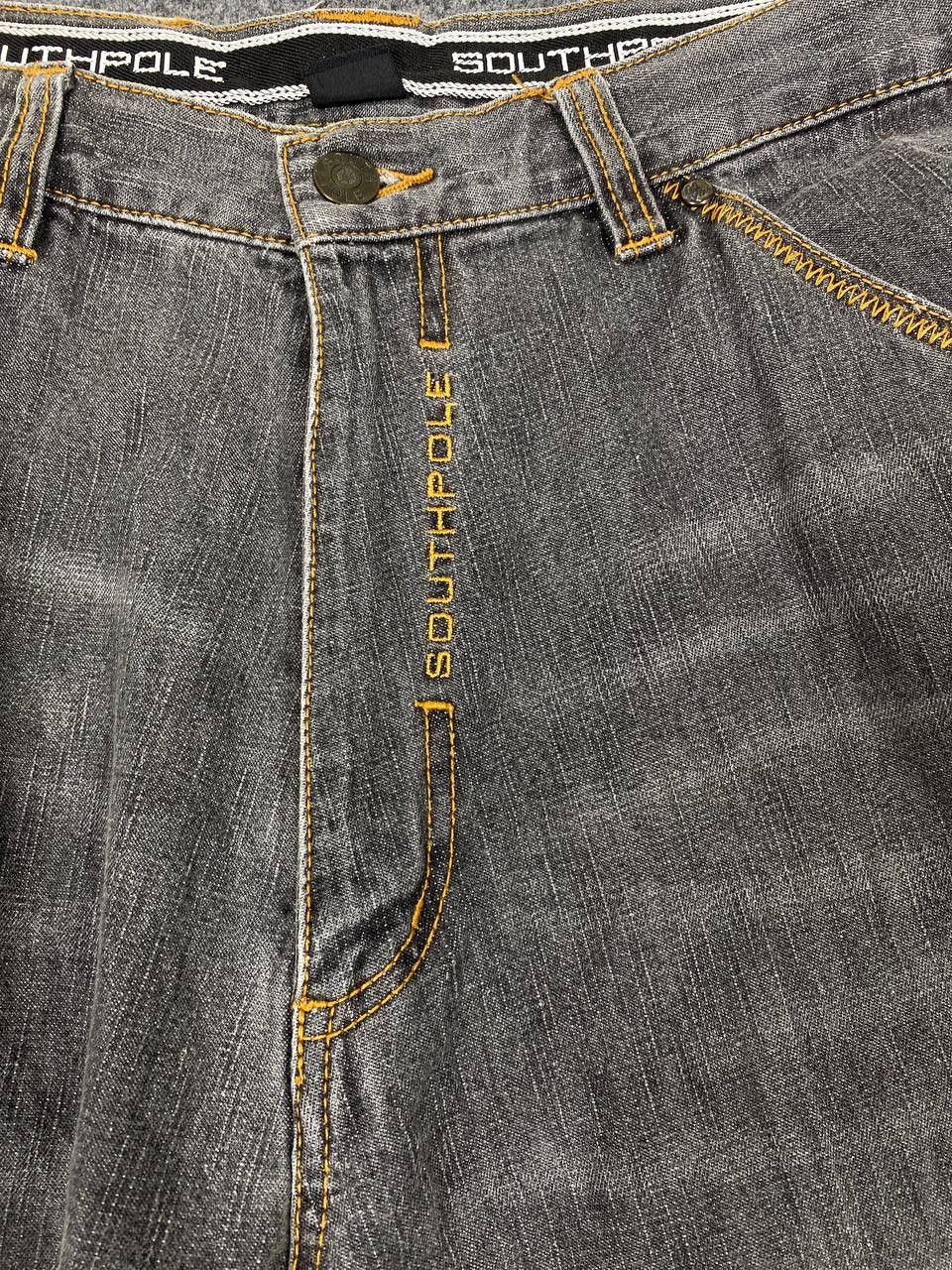 Southpole vintage 90s southpole baggy denim nice design Size US 33 - 9 Thumbnail