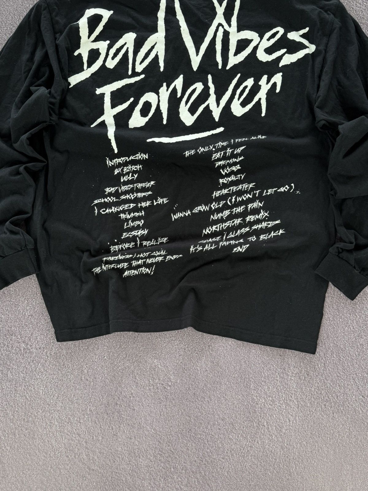 Rap Tees XXXTENTACION Bad Vibes Forever People Suck Longsleeve Size US XXL / EU 58 / 5 - 3 Thumbnail
