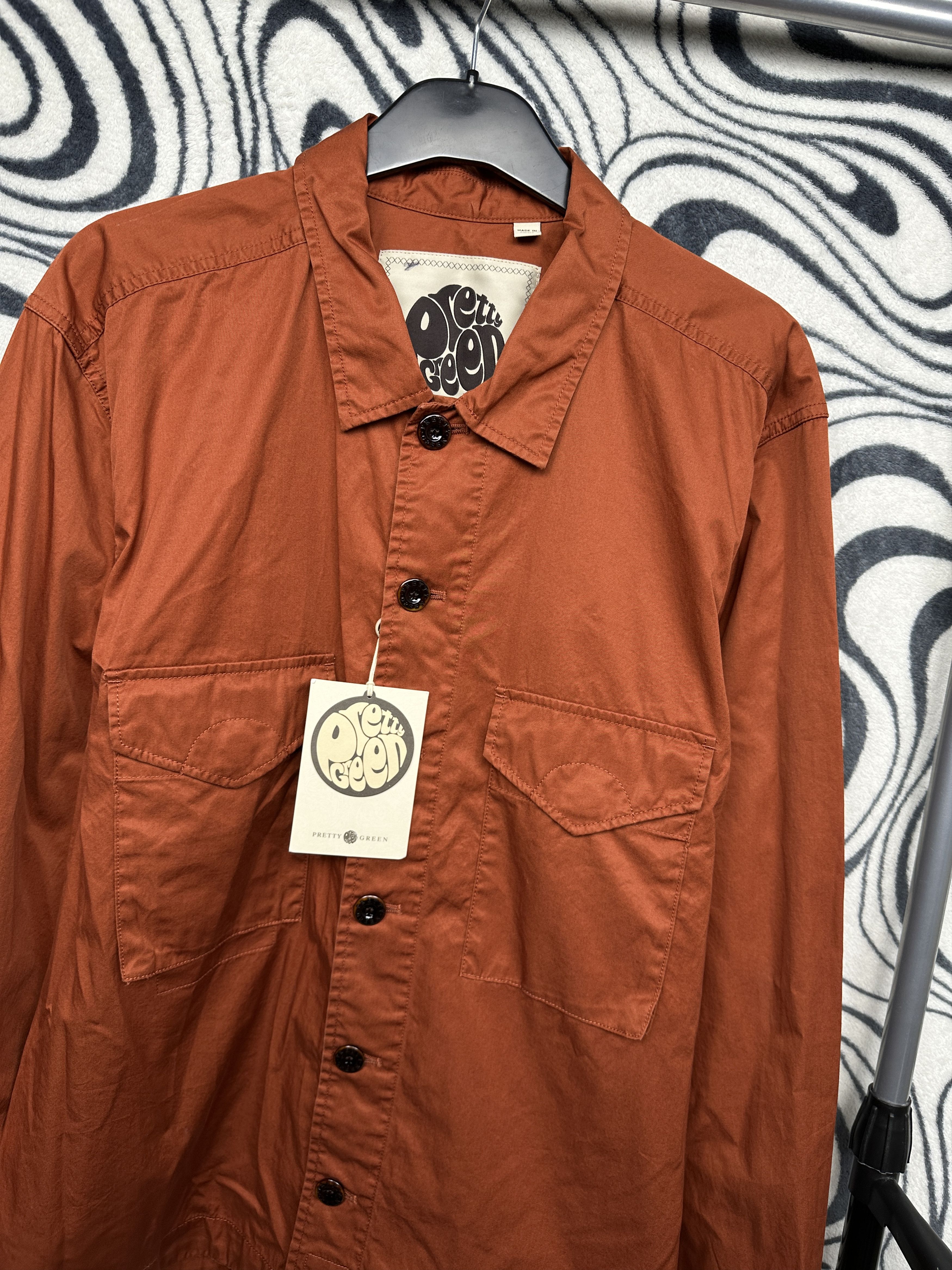 Pretty Green NEW! Pretty Green Mens Through Overshirt Jacket Size US XL / EU 56 / 4 - 2 Thumbnail