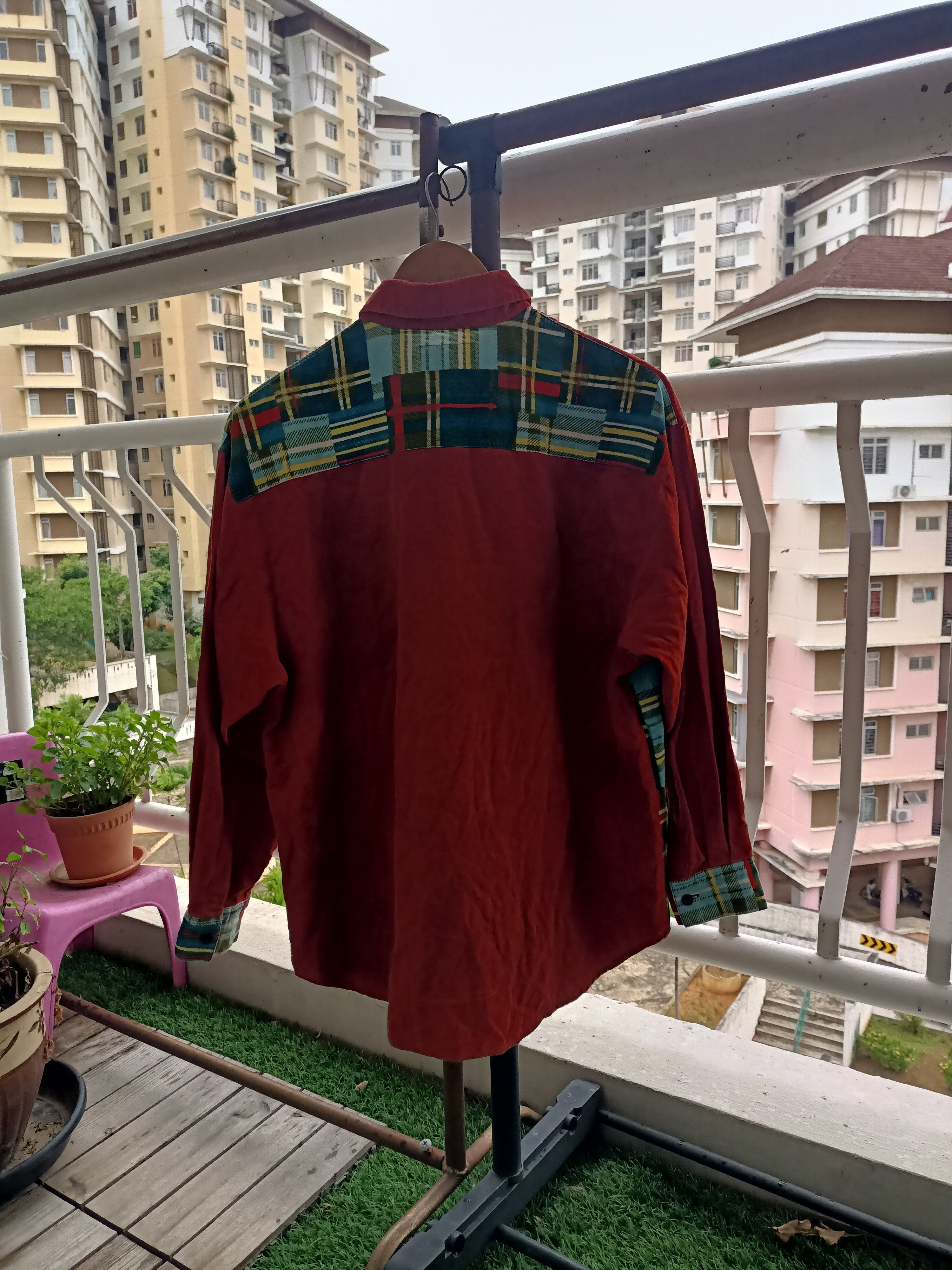 Japanese Brand Naf Naf double pockets coudoroy shirt Size US L / EU 52-54 / 3 - 2 Thumbnail
