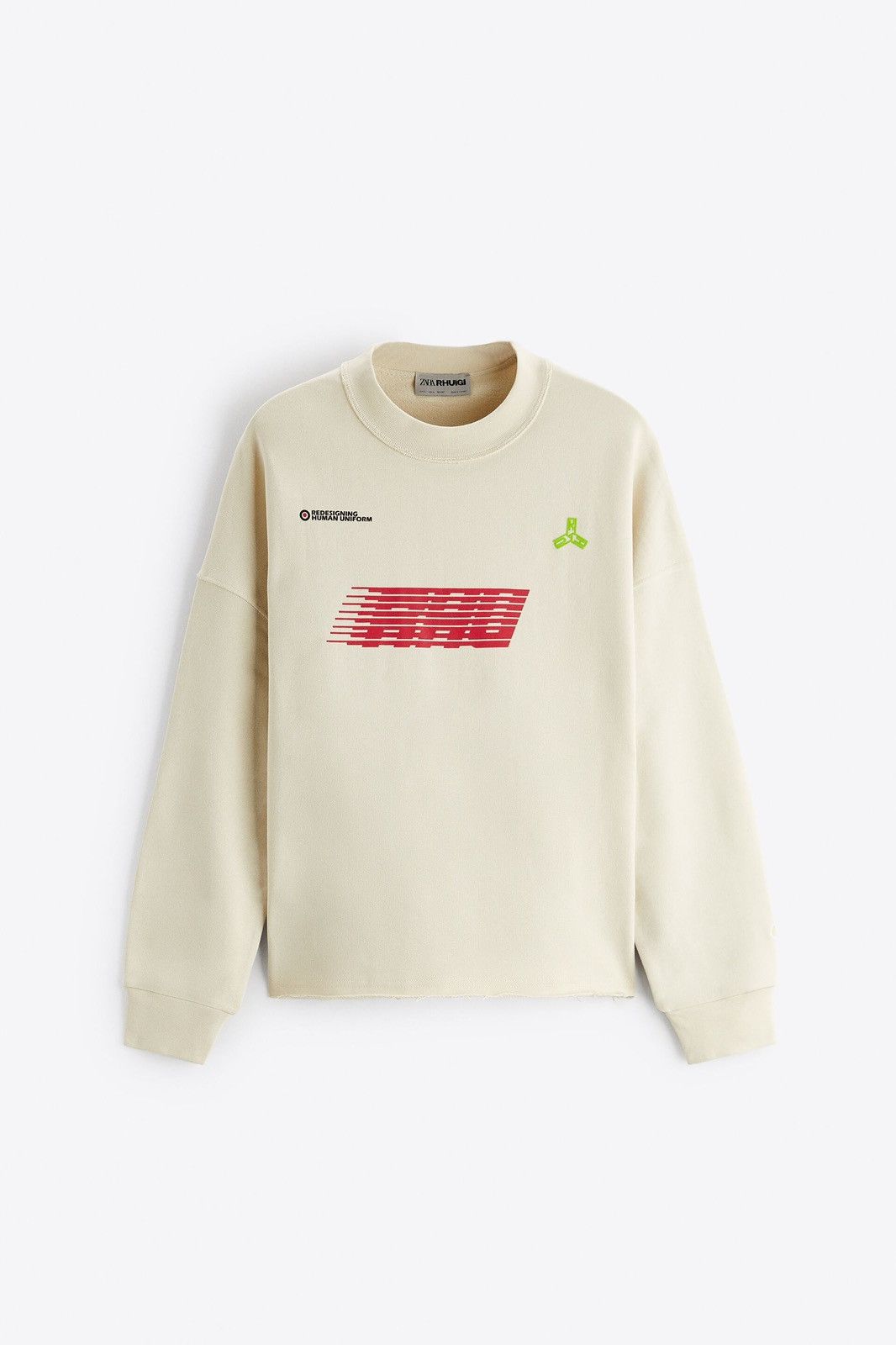 Rhude × Zara RHUDE x Zara NEW beige logo sweatshirt size S Size US S / EU 44-46 / 1 - 1 Thumbnail