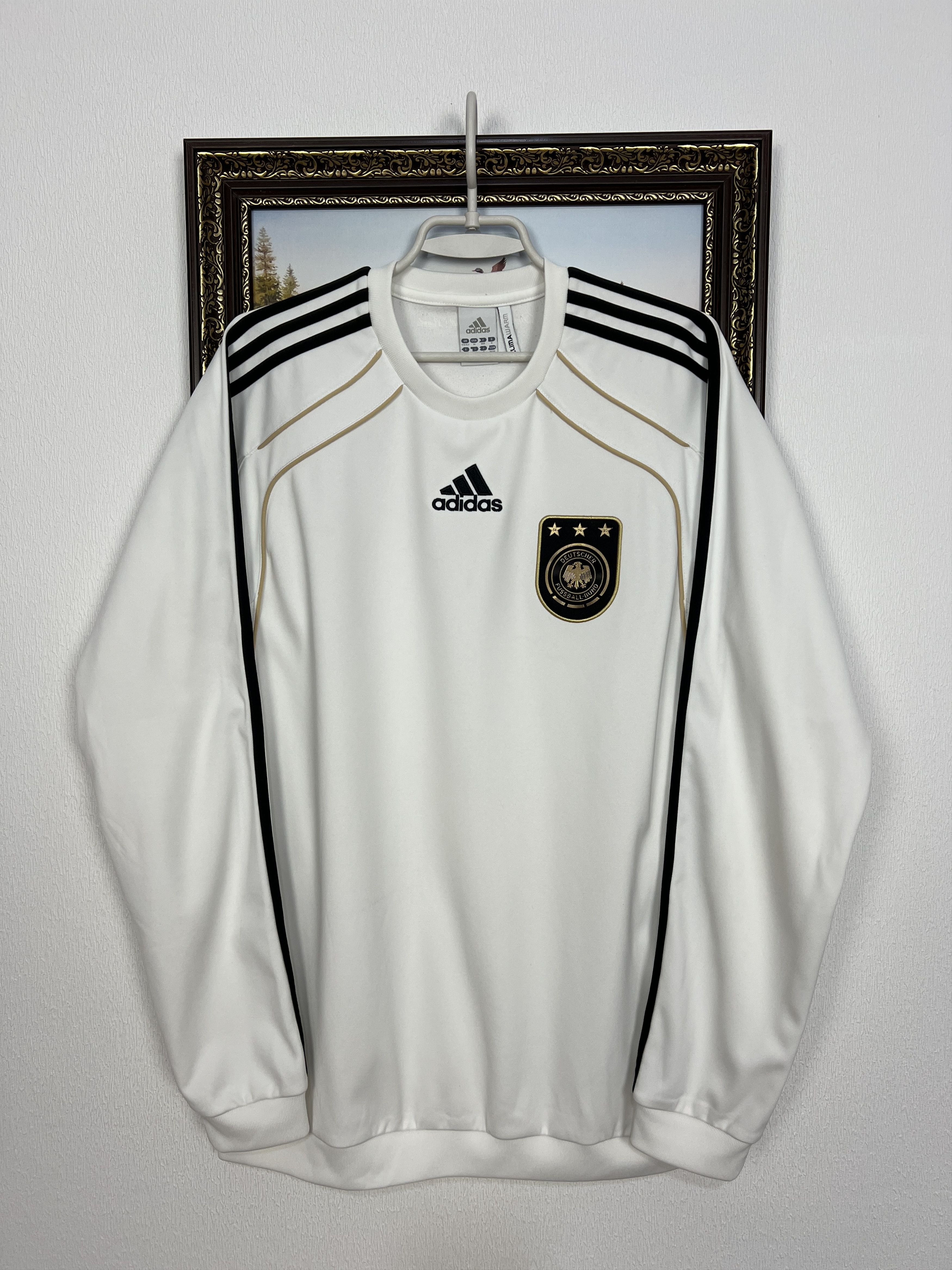 Adidas Vintage Germany Football Sweatshirt Soccer Crewneck Rare Size US M / EU 48-50 / 2 - 1 Thumbnail