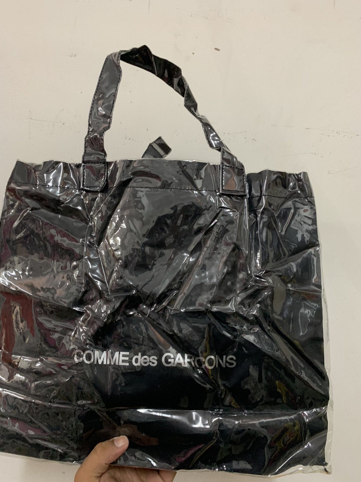 Comme des Garcons Comme Des Garcons Plastic PVC Clear Tote Bag Size ONE SIZE - 3 Thumbnail