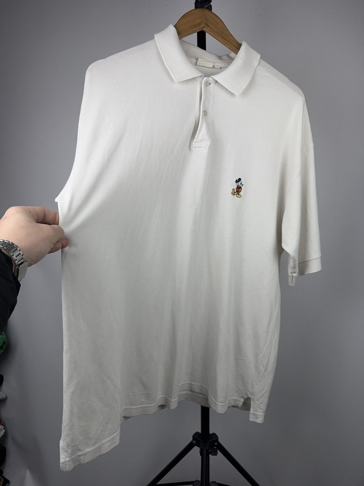 Disney 90s Vintage Disney Mickey Mouse Embroidered Polo Shirt Size US L / EU 52-54 / 3 - 2 Thumbnail