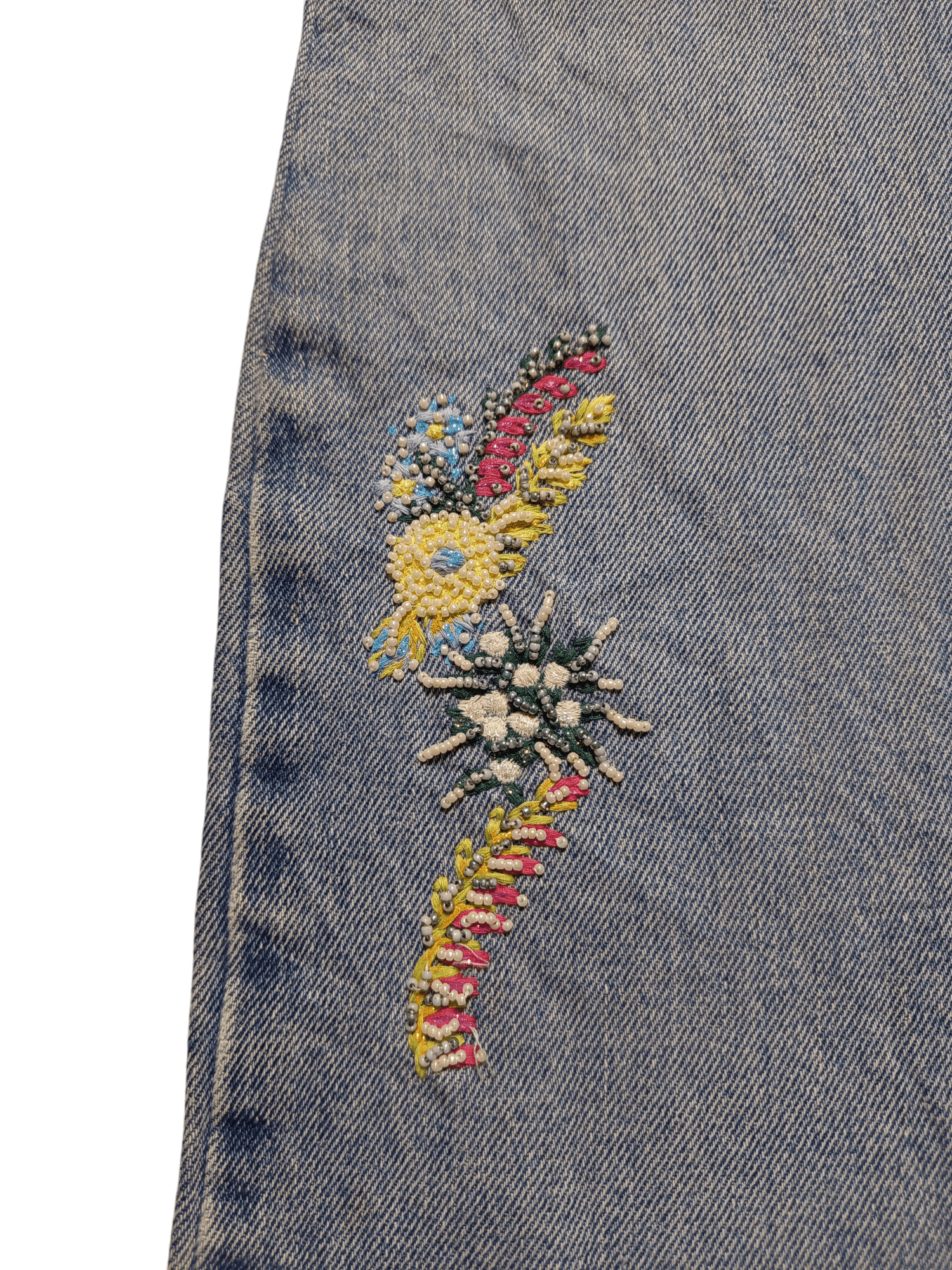 If Six Was Nine Flare Ralph Lauren Flora Jeans Bootcut Size US 27 - 7 Thumbnail