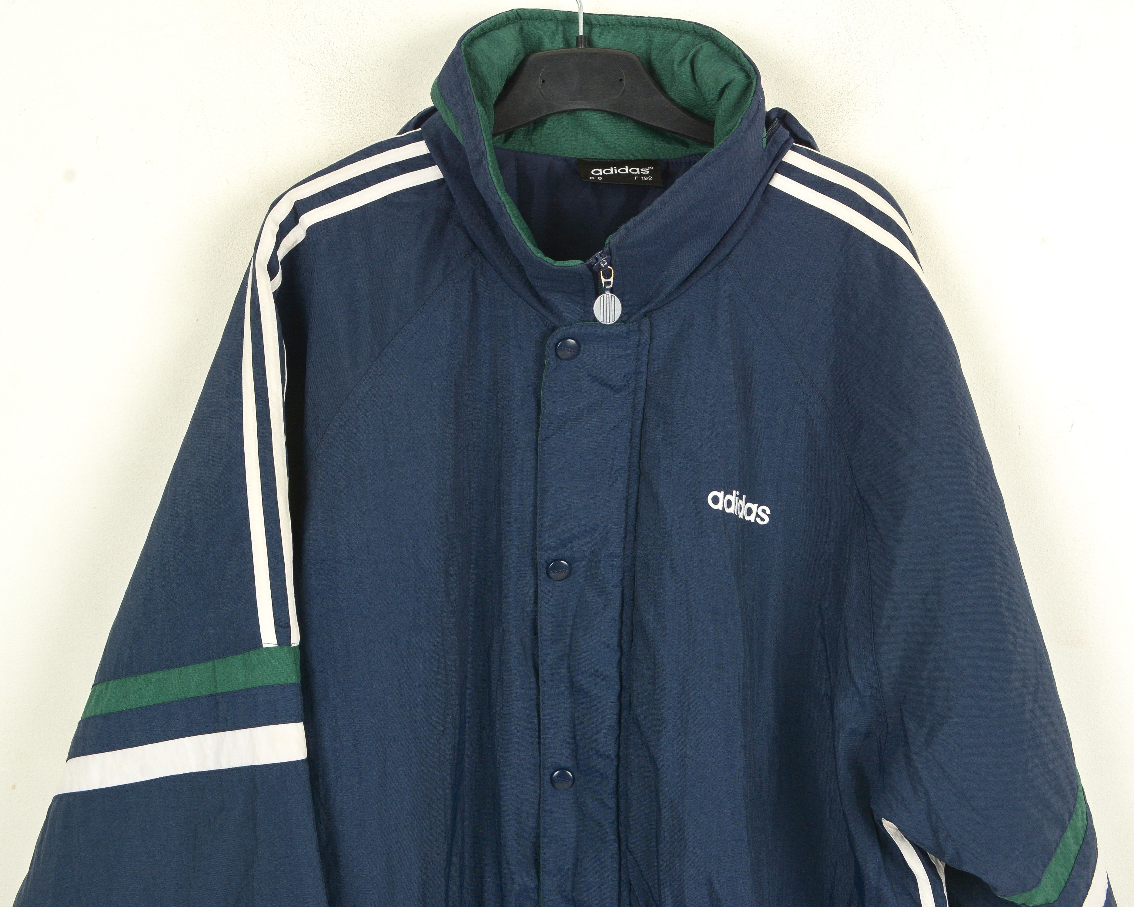 Adidas Men L Insulated Jacket Coat Football UK 44/46 Soccer Hooded Size US L / EU 52-54 / 3 - 3 Thumbnail