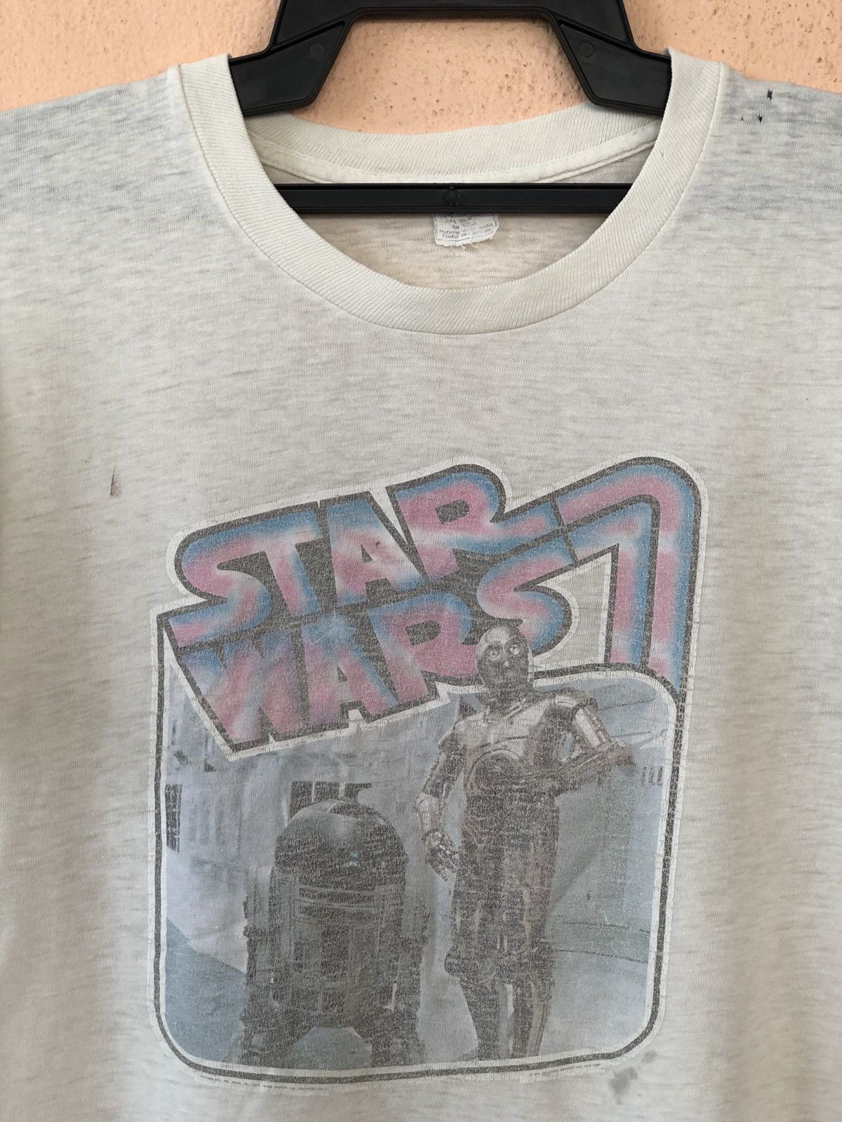 Star Wars × Vintage Vintage 70s STAR WARS Rare Movie Tee Size US S / EU 44-46 / 1 - 2 Thumbnail