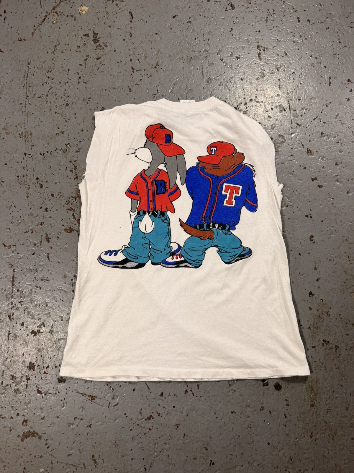 Other Vintage Looney Toons Bugs and Taz Cutoff Yee Size US L / EU 52-54 / 3 - 6 Thumbnail
