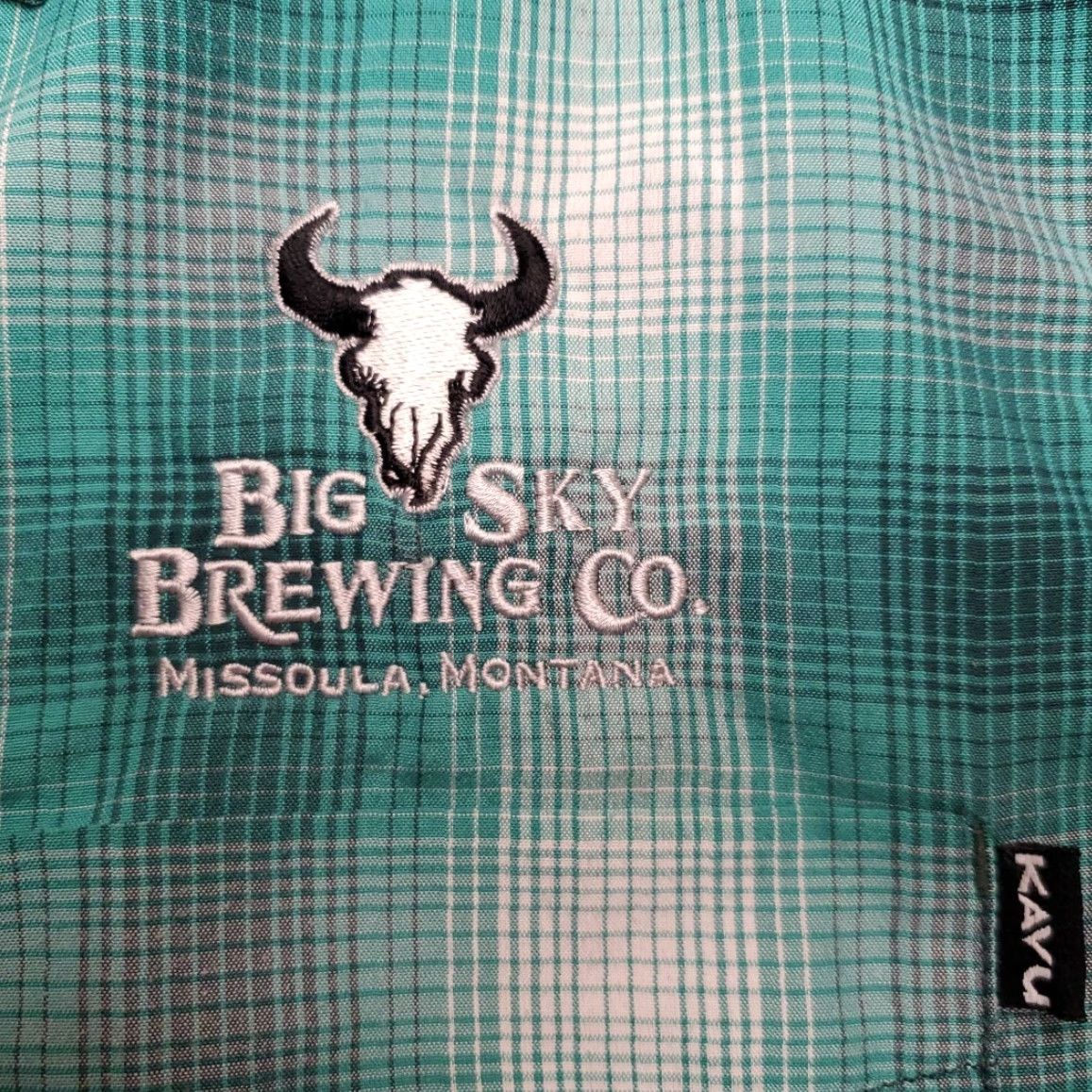 KAVU VINTAGE Big Sky brewing Company Shirt Mens M Green Missoula MT Short Sleeve Kavu Outdoor Size US L / EU 52-54 / 3 - 4 Thumbnail
