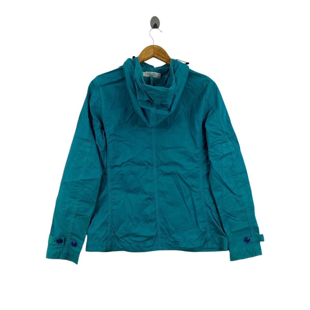 Japanese Brand × OMNIGOD OMNIGOD Garment Japanese Brand Turquoise Hooded Bomber Size US S / EU 44-46 / 1 - 3 Thumbnail