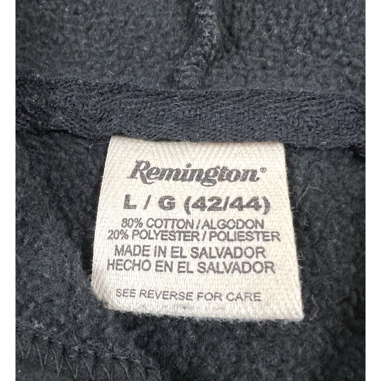 Vintage VINTAGE Remington Black Sweatshirt Hoodie Mens Large Hooded Pullover Dogs Outdoor Animals Retro Bohemian Classic Night Size US L / EU 52-54 / 3 - 5 Thumbnail
