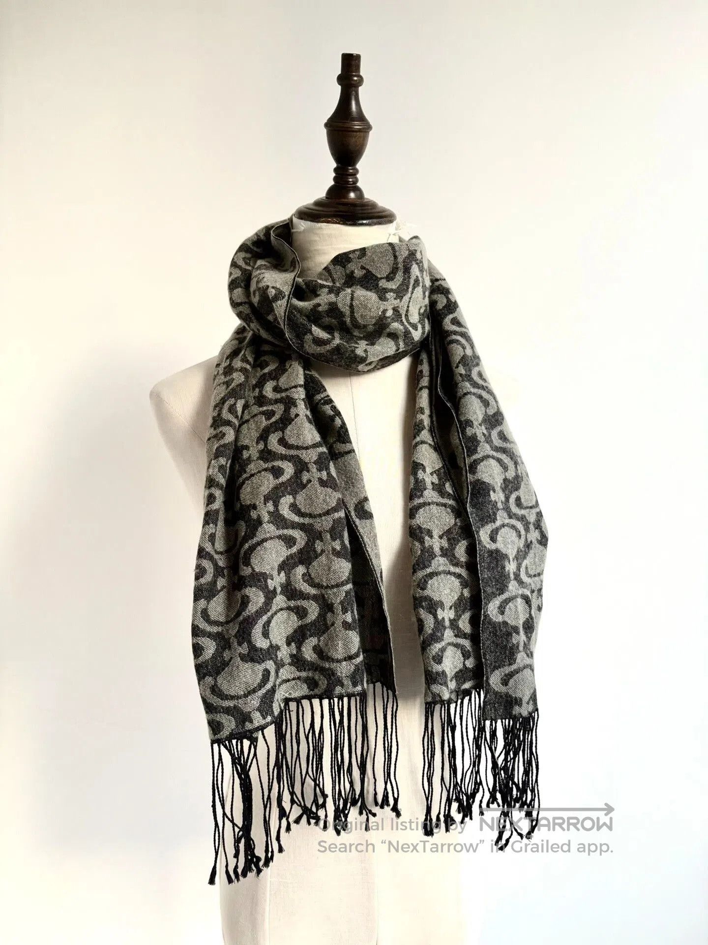 Vivienne Westwood vivienne westwood gray printed scarf. Size ONE SIZE - 2 Thumbnail