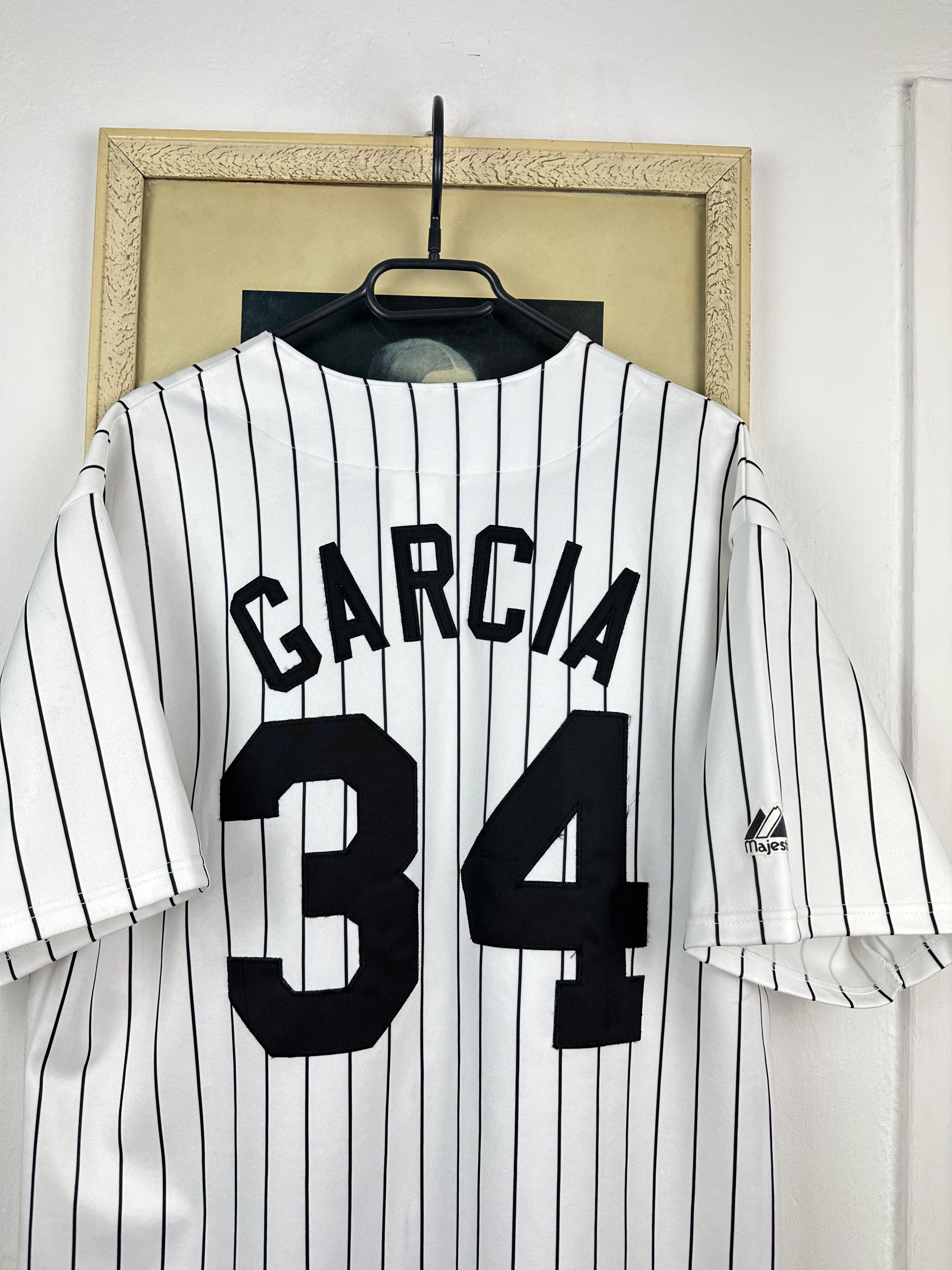 MLB × Vintage Vintage Chicago White Sox MLB #34 Garcia Jersey Shirt Rare Size US XL / EU 56 / 4 - 2 Thumbnail