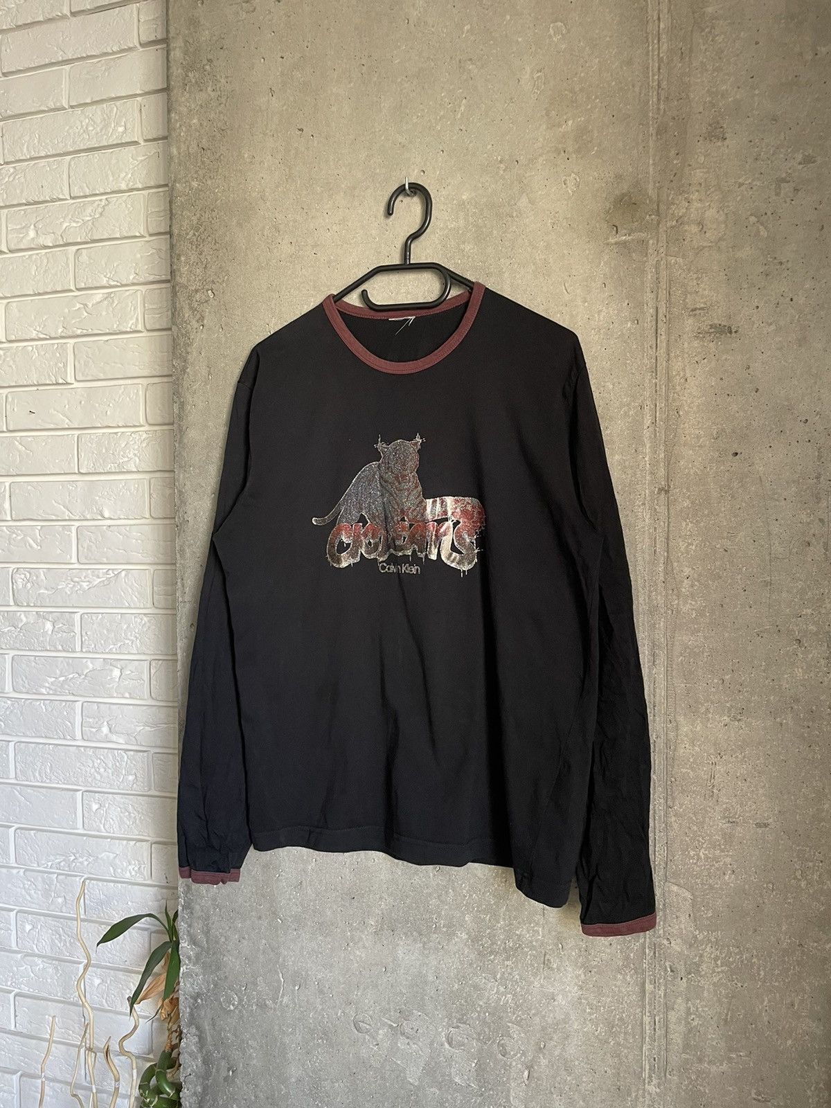 Calvin Klein Vintage Archive Calvin Klein Jeans Tiger Longsleeve Opium Size L / US 10 / IT 46 - 3 Thumbnail