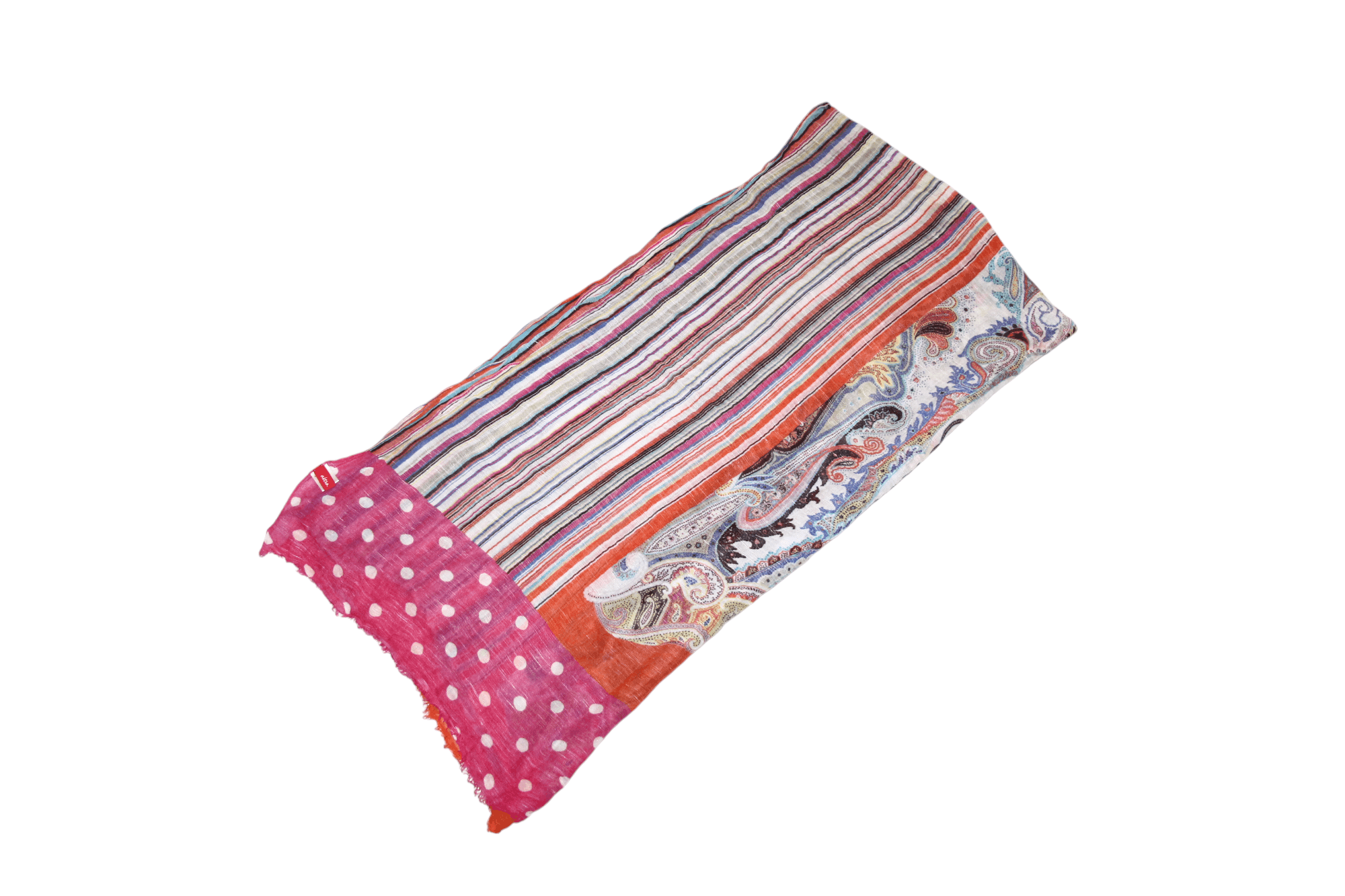 Altea Altea Baroque modal flax silk big scarf 168x85 cm Size ONE SIZE - 3 Thumbnail