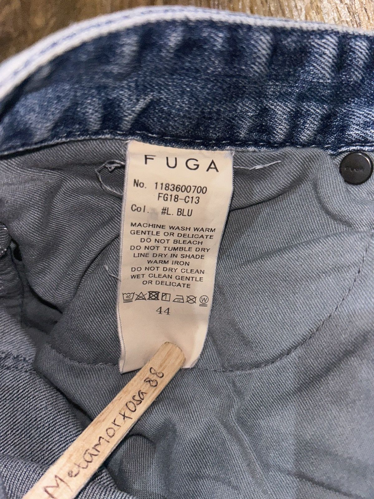 GOSTAR DE FUGA Gostar de Fuga Paneled Straight Denim Pants Size US 30 / EU 46 - 13 Thumbnail