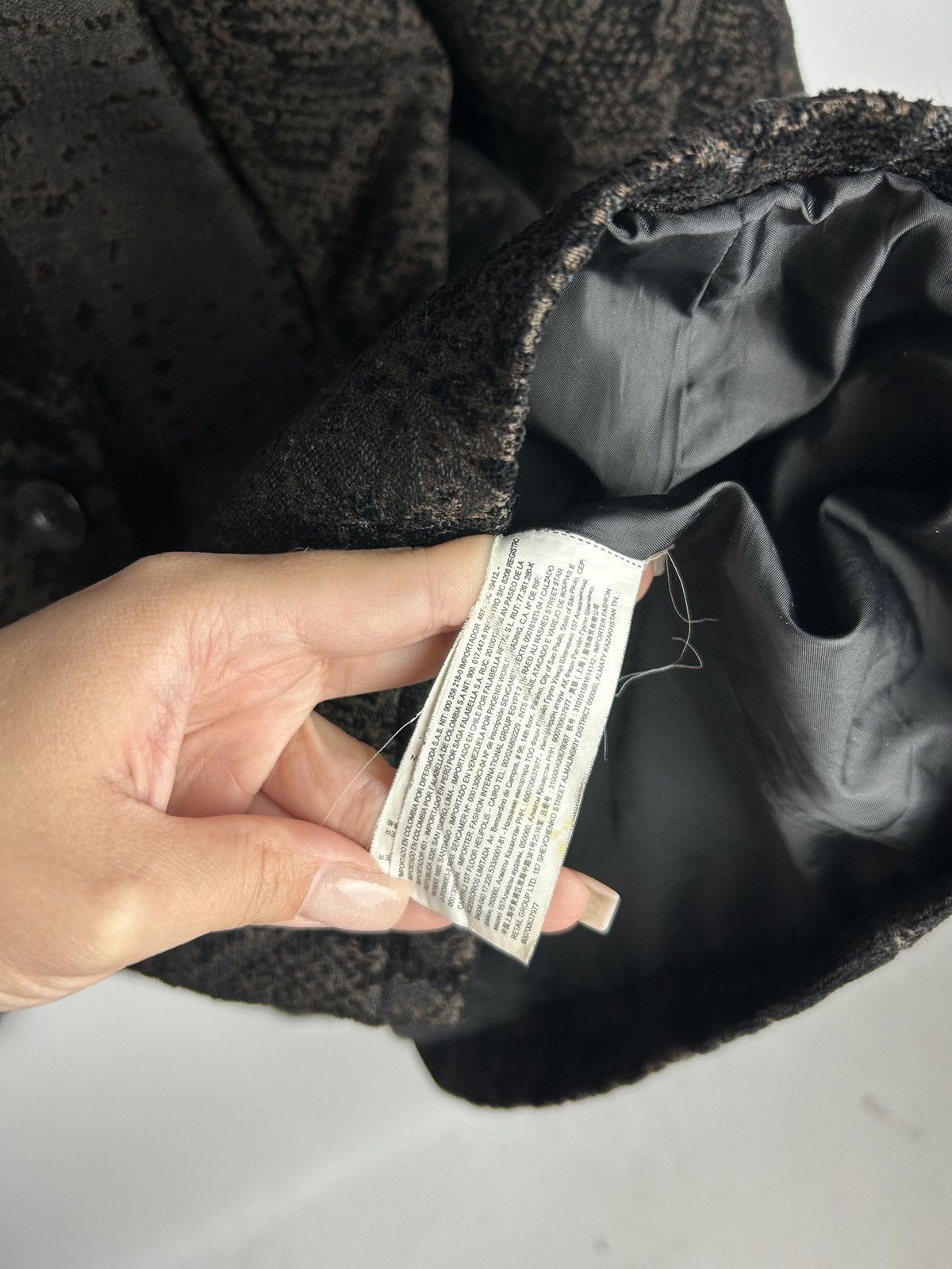 Desigual Desigual Ladies Coat Snake Pattern Y2K Women’s Size 46 Black Size XL / US 12-14 / IT 48-50 - 17 Thumbnail