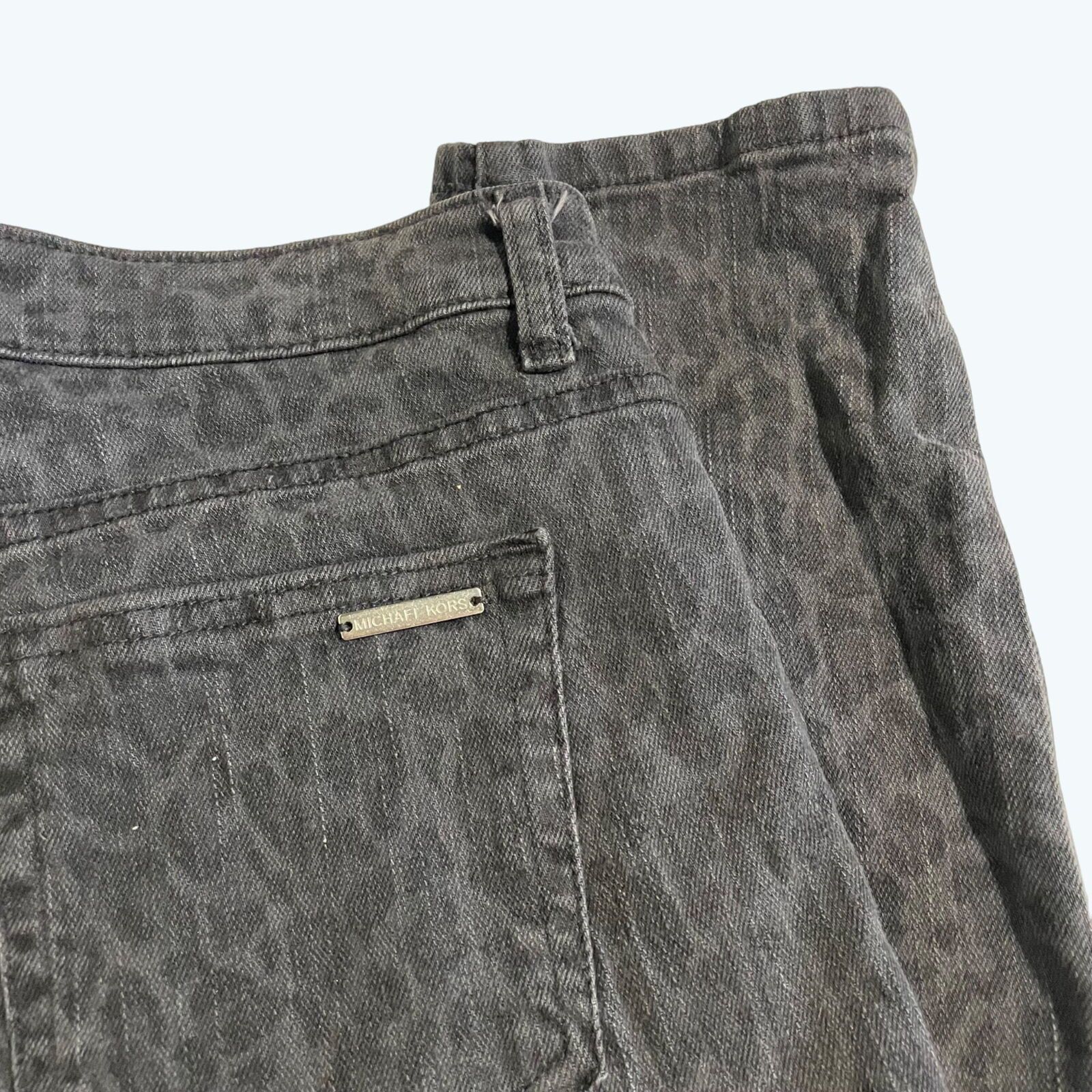Michael Kors Michael Kors High-Rise Leopard Print Skinny Selma Jeans 6 Size 28" / US 6 / IT 42 - 11 Thumbnail