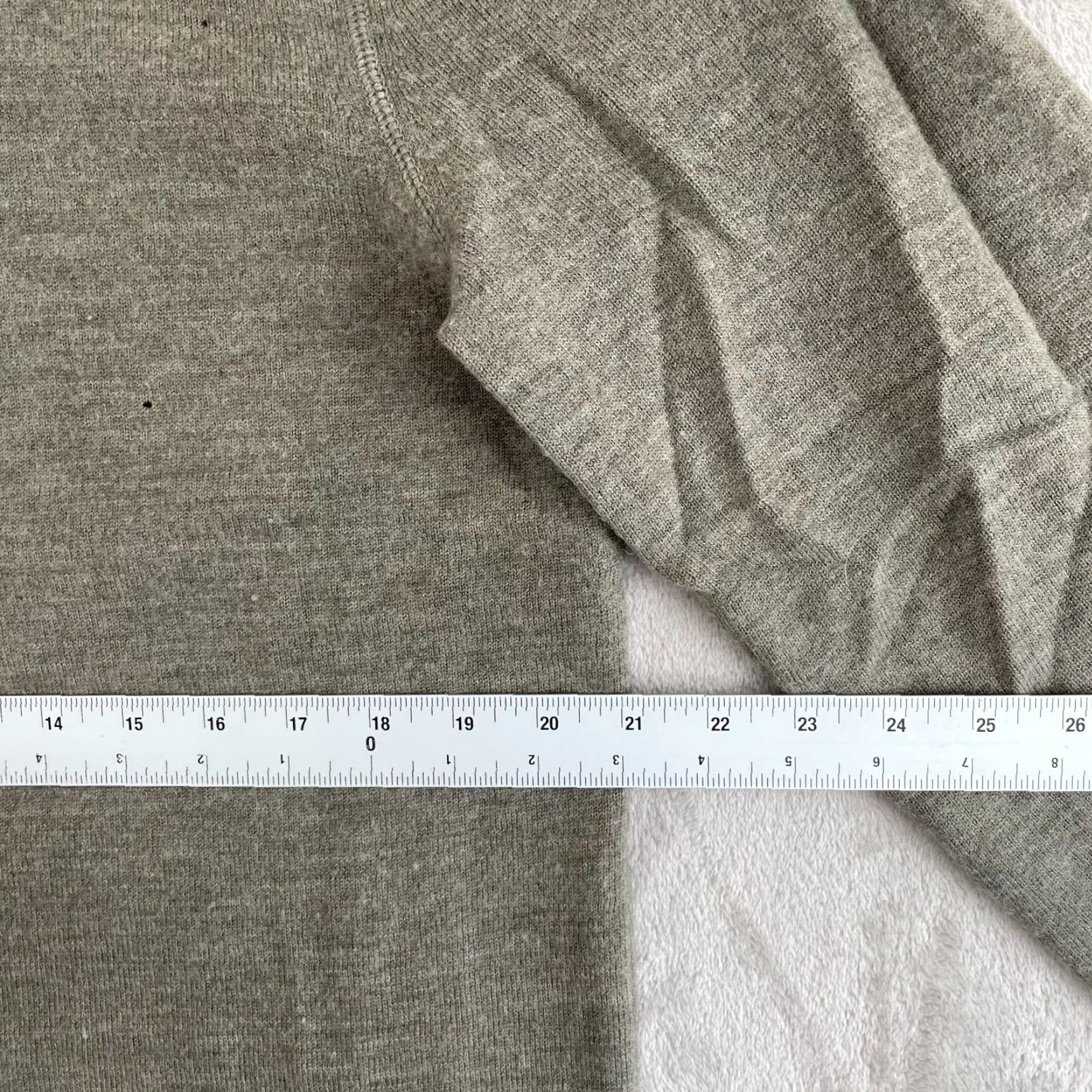 Banana Republic Banana Republic 1/4 Zip Sweater Men XL Grey 100% Wool Mock Neck LS NWOT Size US XL / EU 56 / 4 - 7 Thumbnail