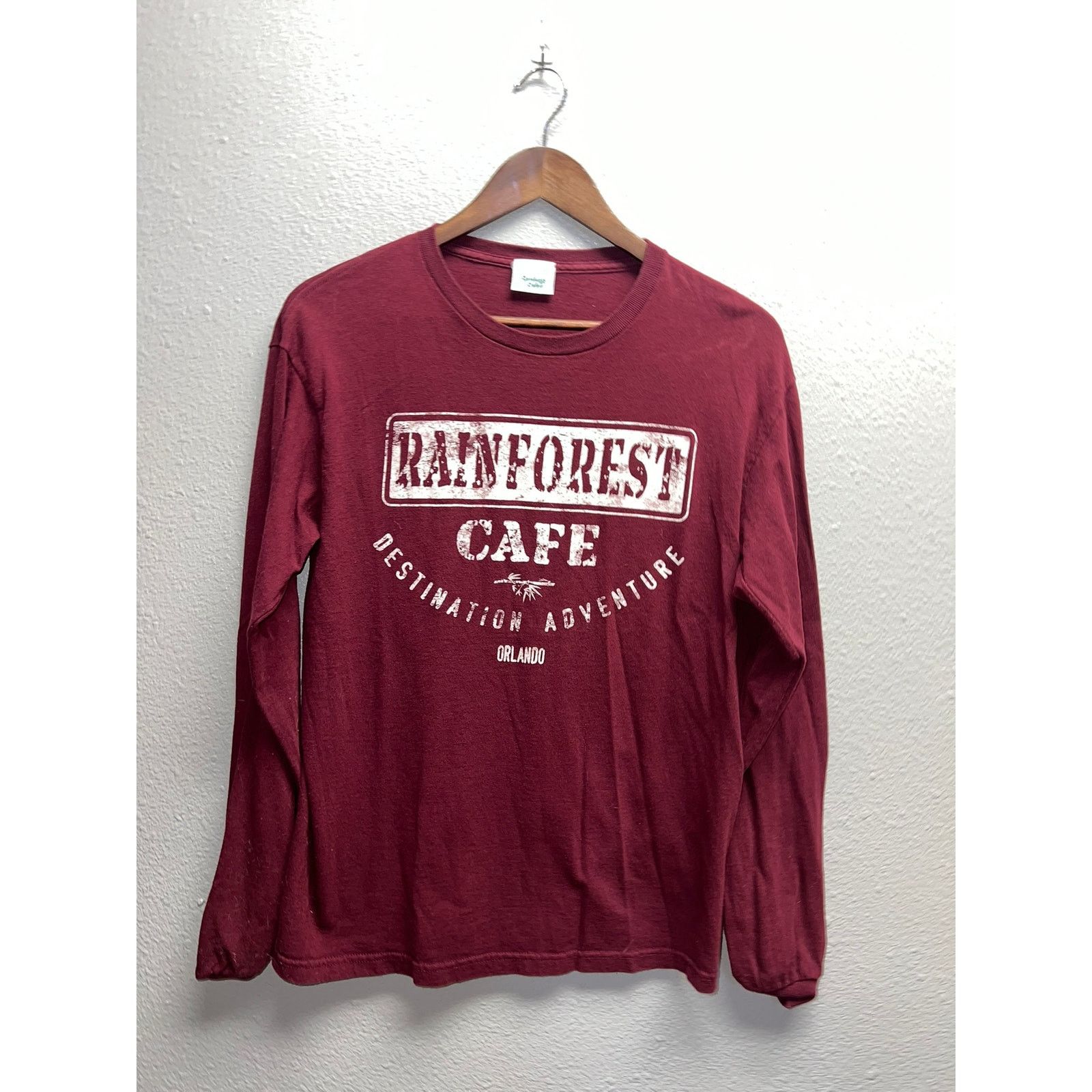 Vintage Rainforest Cafe Shirt Destination Adventure Orlando Red Tee Size US M / EU 48-50 / 2 - 1 Thumbnail