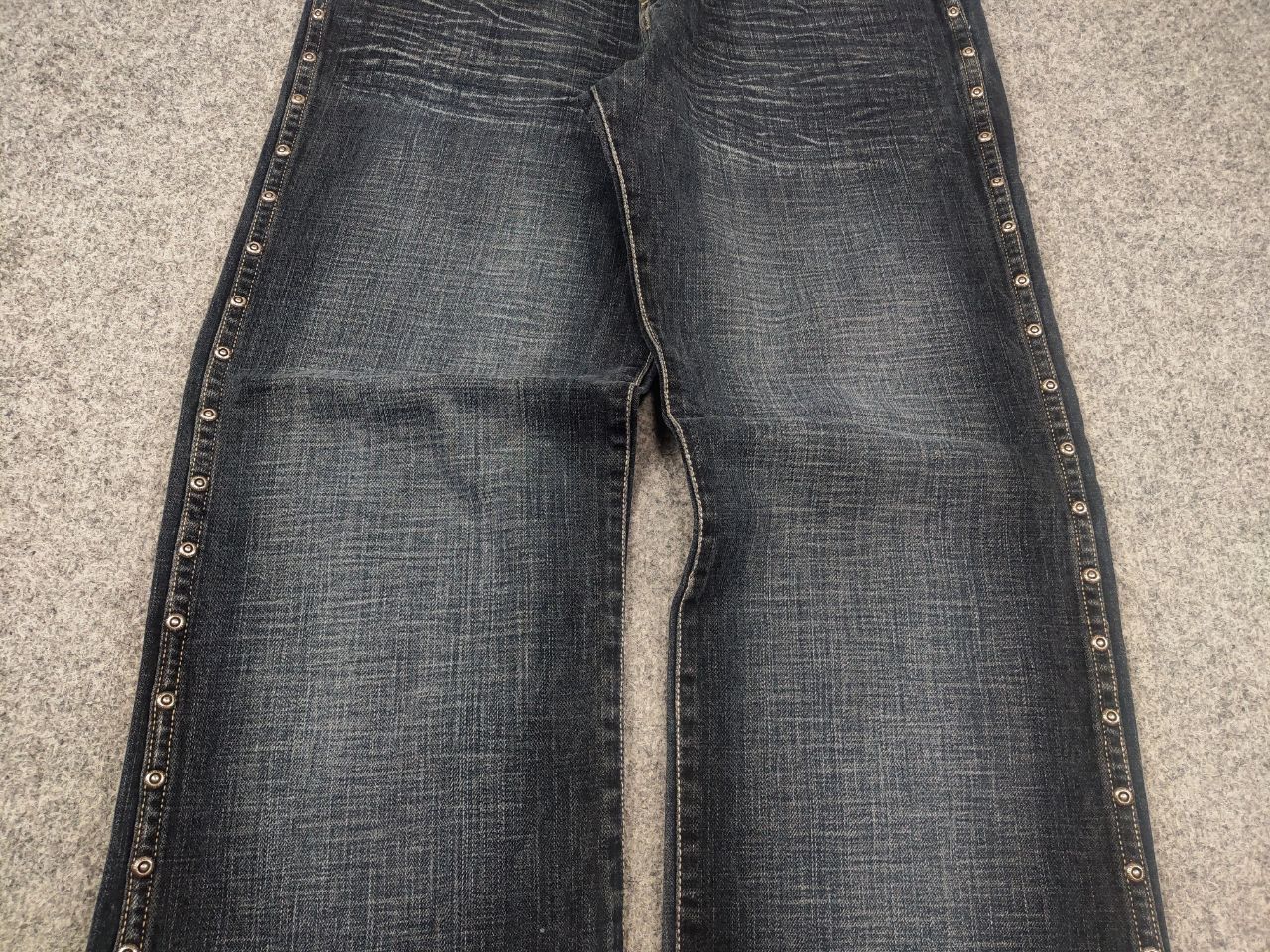 Le Grande Bleu (L.G.B.) Vintage Japan Le Grand Bleu eyelets Denim jeans hysteric Y2K Size US 32 / EU 48 - 7 Thumbnail