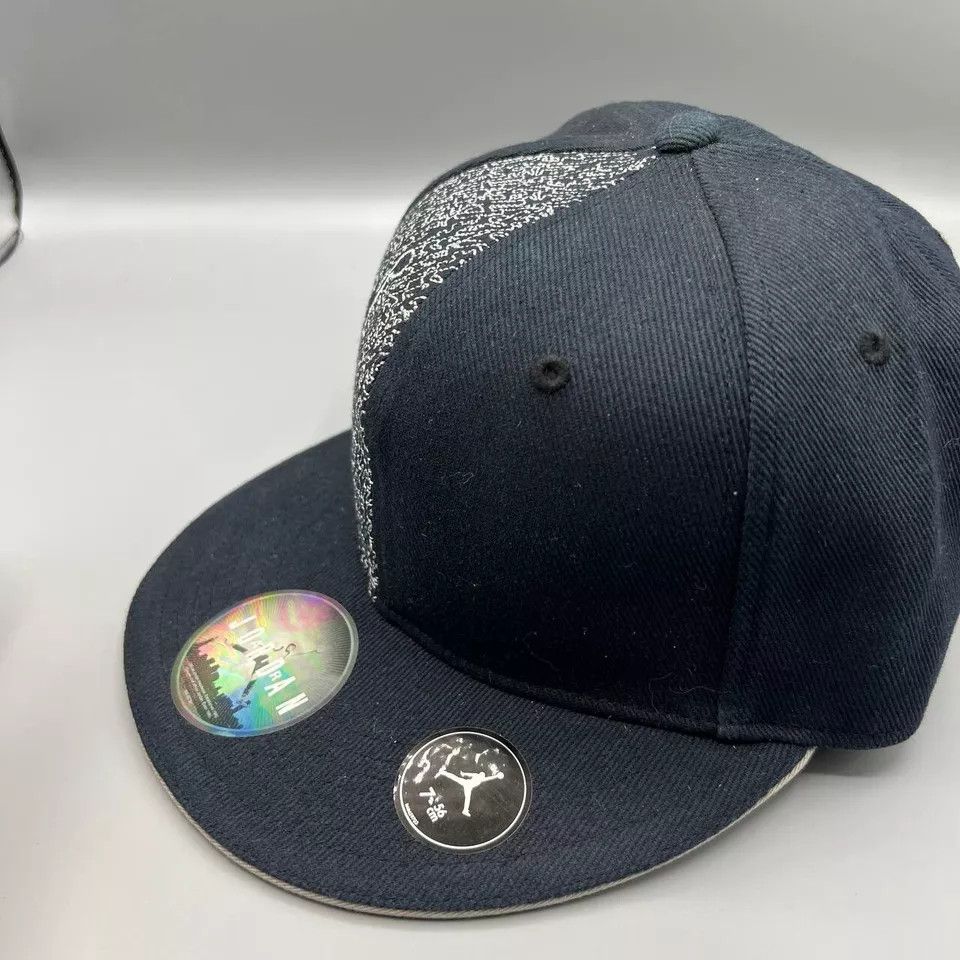 Jordan Brand Air Jordan Hat Men 7 Navy Cement Elephant Jumpman Fitted Cap Size ONE SIZE - 2 Thumbnail