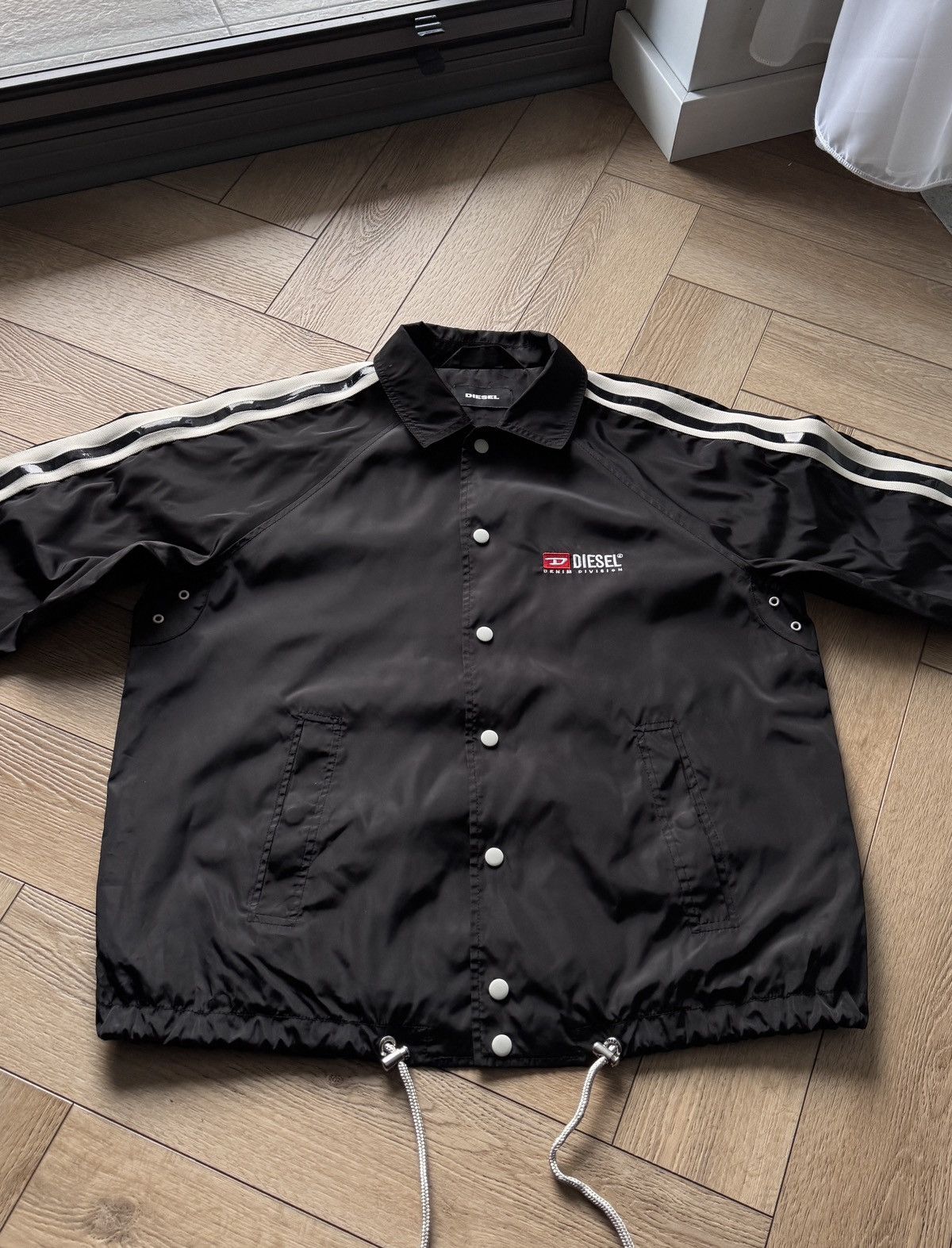 Diesel vintage nylon jacket y2k streetwear button up japan 