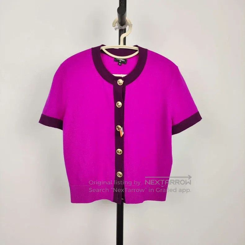 Chanel Chanel Cashmere knitted cardigan coat Size XS / US 0-2 / IT 36-38 - 1 Thumbnail